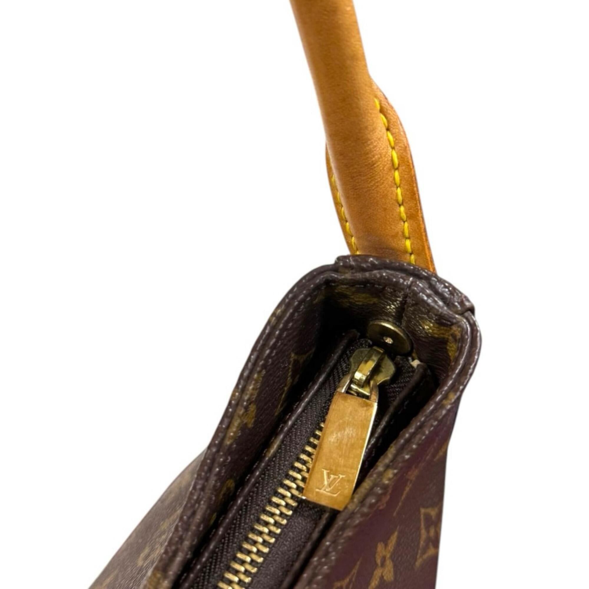 Louis Vuitton Louis Vuitton Looping GM Monogram Shoulder Bag, Canvas M51145 Brown, Women's LOUIS VUITTON Size ONE SIZE - 15 Thumbnail