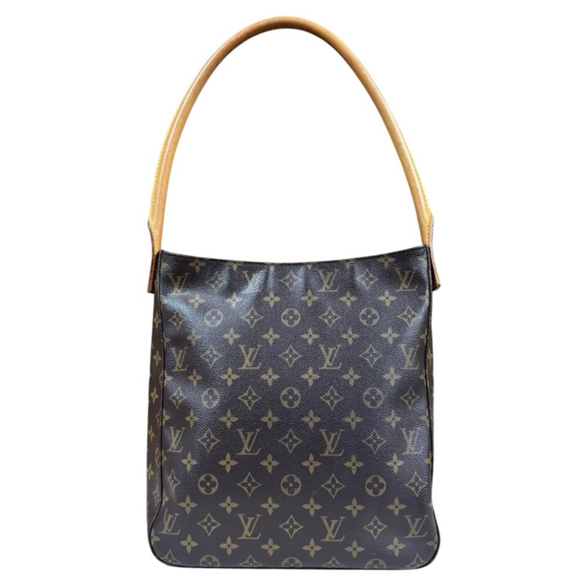 Louis Vuitton Louis Vuitton Looping GM Monogram Shoulder Bag, Canvas M51145 Brown, Women's LOUIS VUITTON Size ONE SIZE - 3 Thumbnail