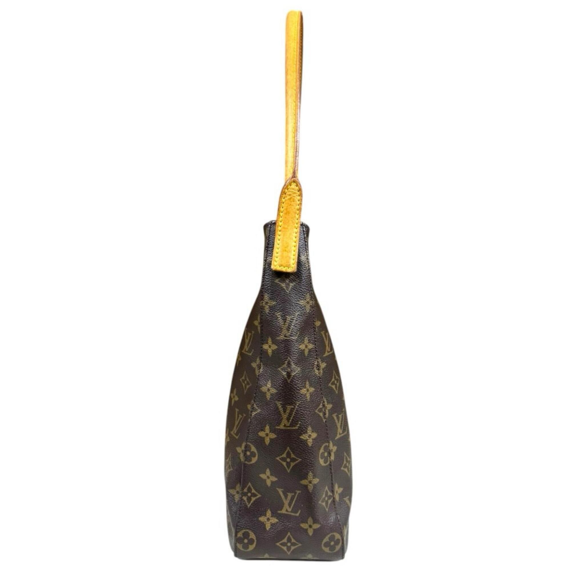 Louis Vuitton Louis Vuitton Looping GM Monogram Shoulder Bag, Canvas M51145 Brown, Women's LOUIS VUITTON Size ONE SIZE - 4 Thumbnail