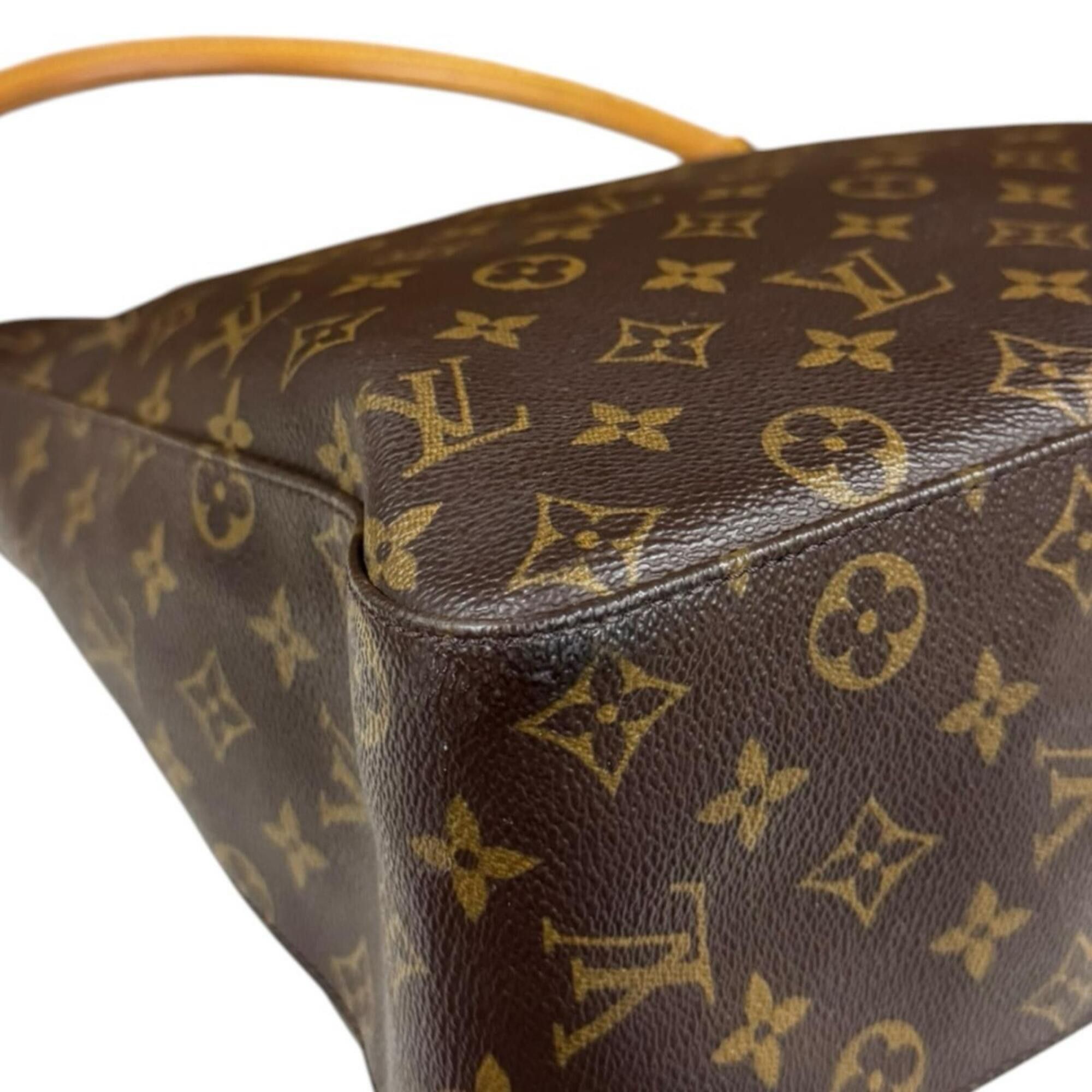 Louis Vuitton Louis Vuitton Looping GM Monogram Shoulder Bag, Canvas M51145 Brown, Women's LOUIS VUITTON Size ONE SIZE - 12 Thumbnail