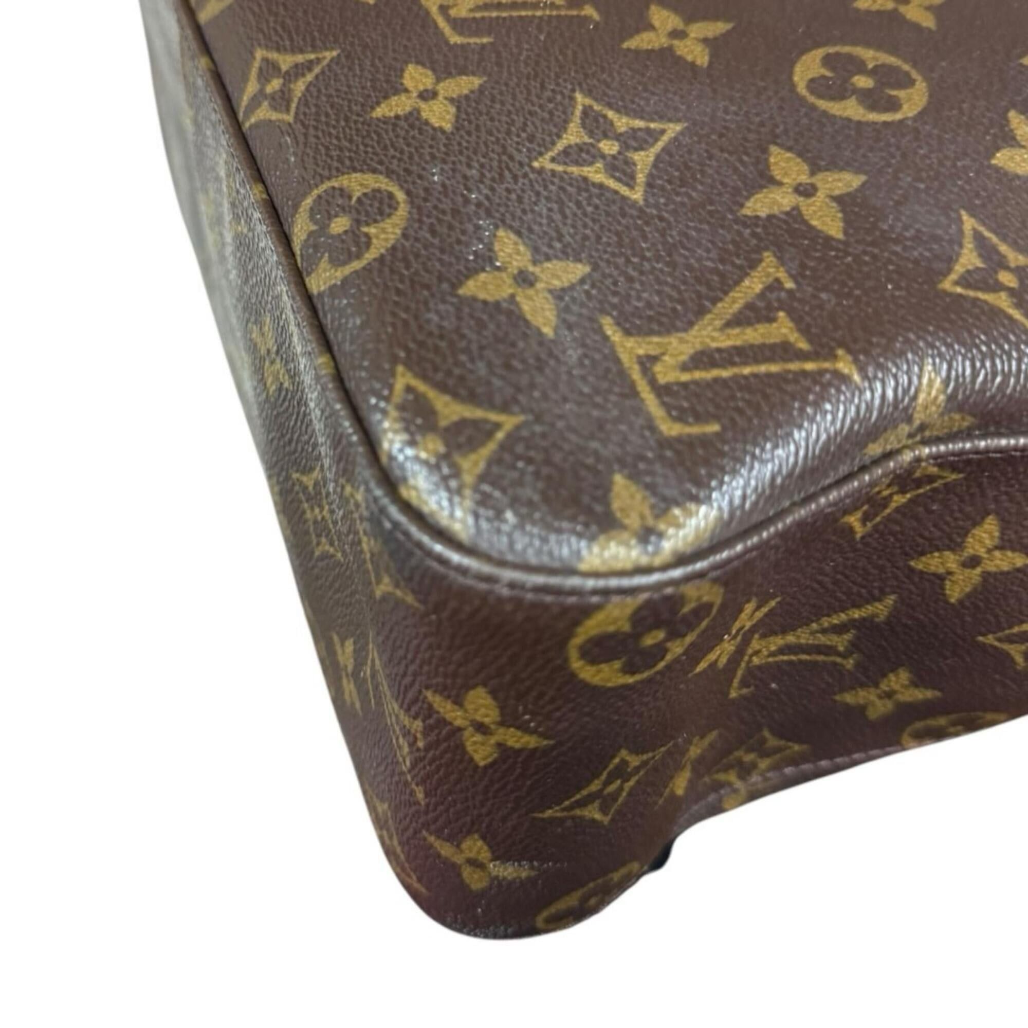 Louis Vuitton Louis Vuitton Looping GM Monogram Shoulder Bag, Canvas M51145 Brown, Women's LOUIS VUITTON Size ONE SIZE - 13 Thumbnail