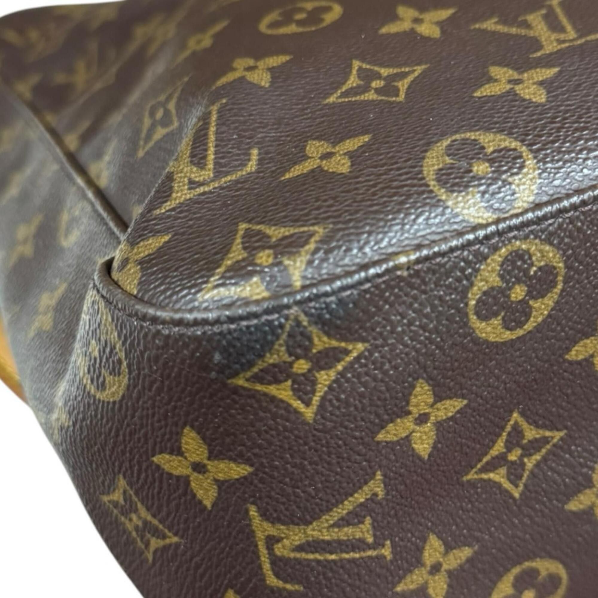 Louis Vuitton Louis Vuitton Looping GM Monogram Shoulder Bag, Canvas M51145 Brown, Women's LOUIS VUITTON Size ONE SIZE - 14 Thumbnail