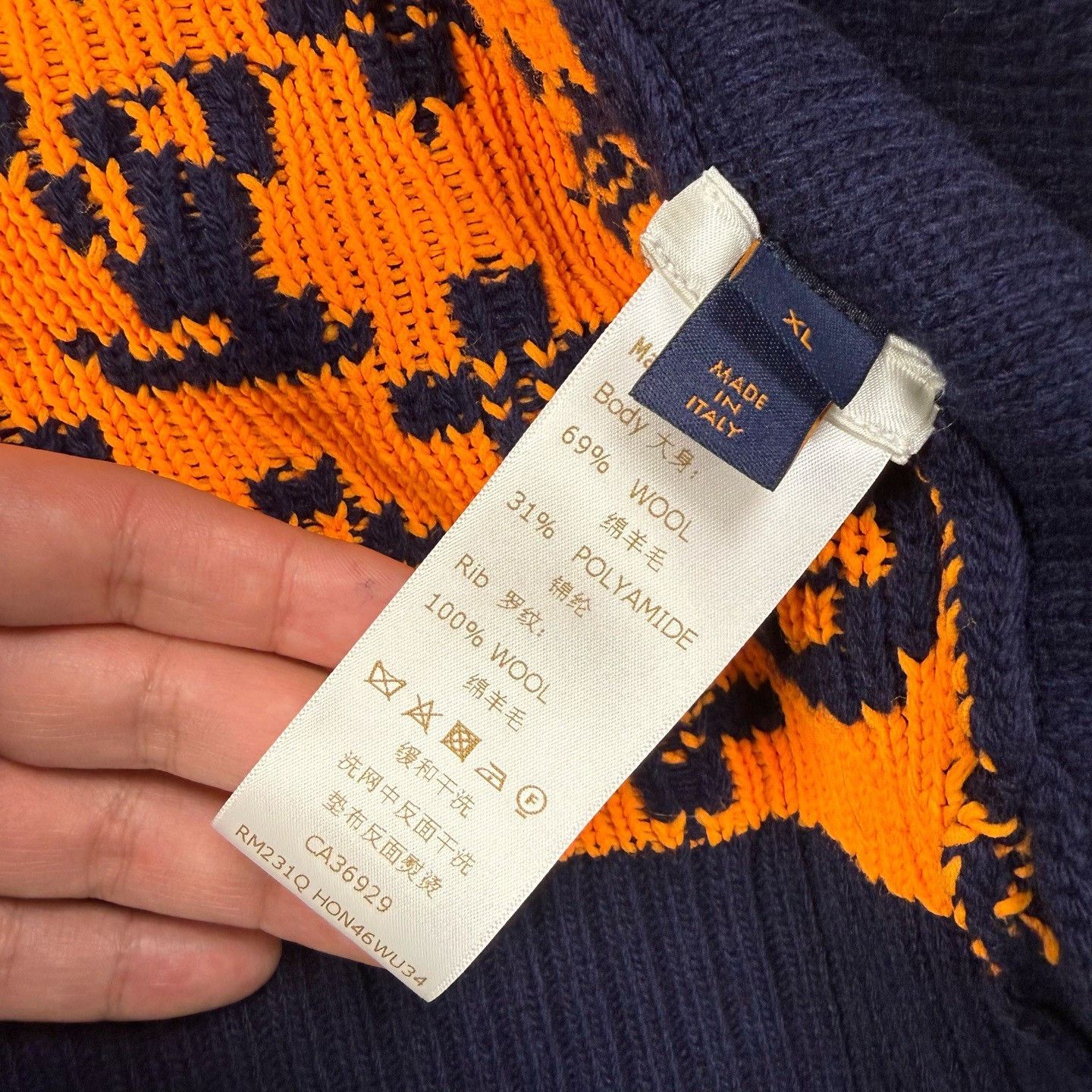 Louis Vuitton Louis Vuitton Blue Sweater xl Men Size US XL / EU 56 / 4 - 5 Thumbnail