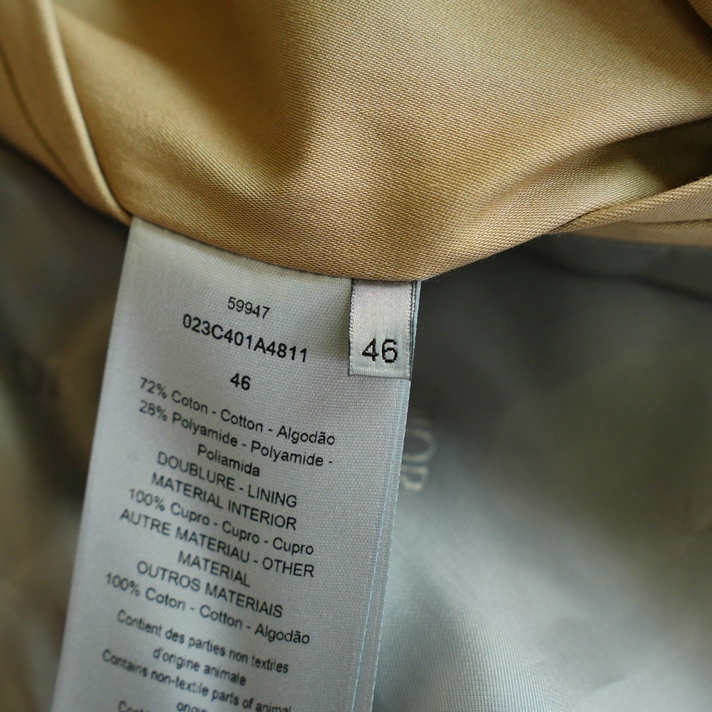 Dior Dior Beige Light Jacket s Men Size US S / EU 44-46 / 1 - 6 Thumbnail