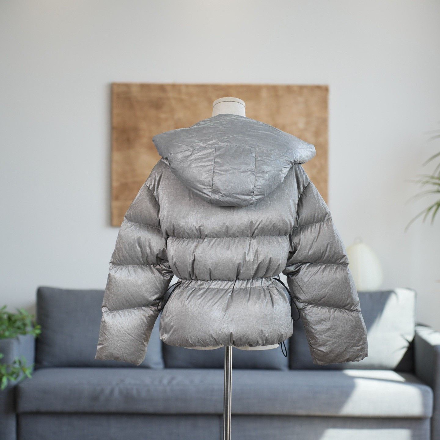 Moncler Moncler Down Silver Down Jacket XXS Women Size XXS / US 00 / IT 34 - 2 Thumbnail