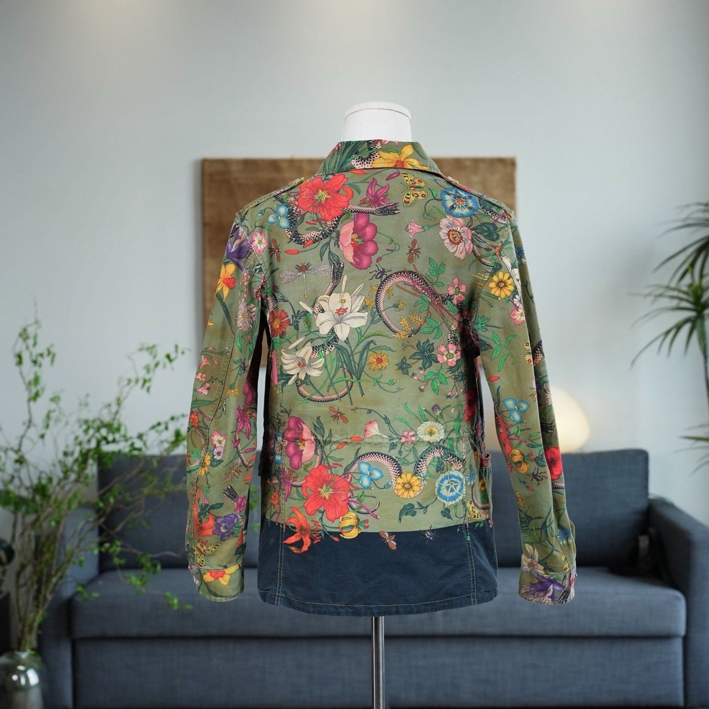Gucci Gucci Printed Cotton Heavy Coat s Men Size US S / EU 44-46 / 1 - 2 Thumbnail