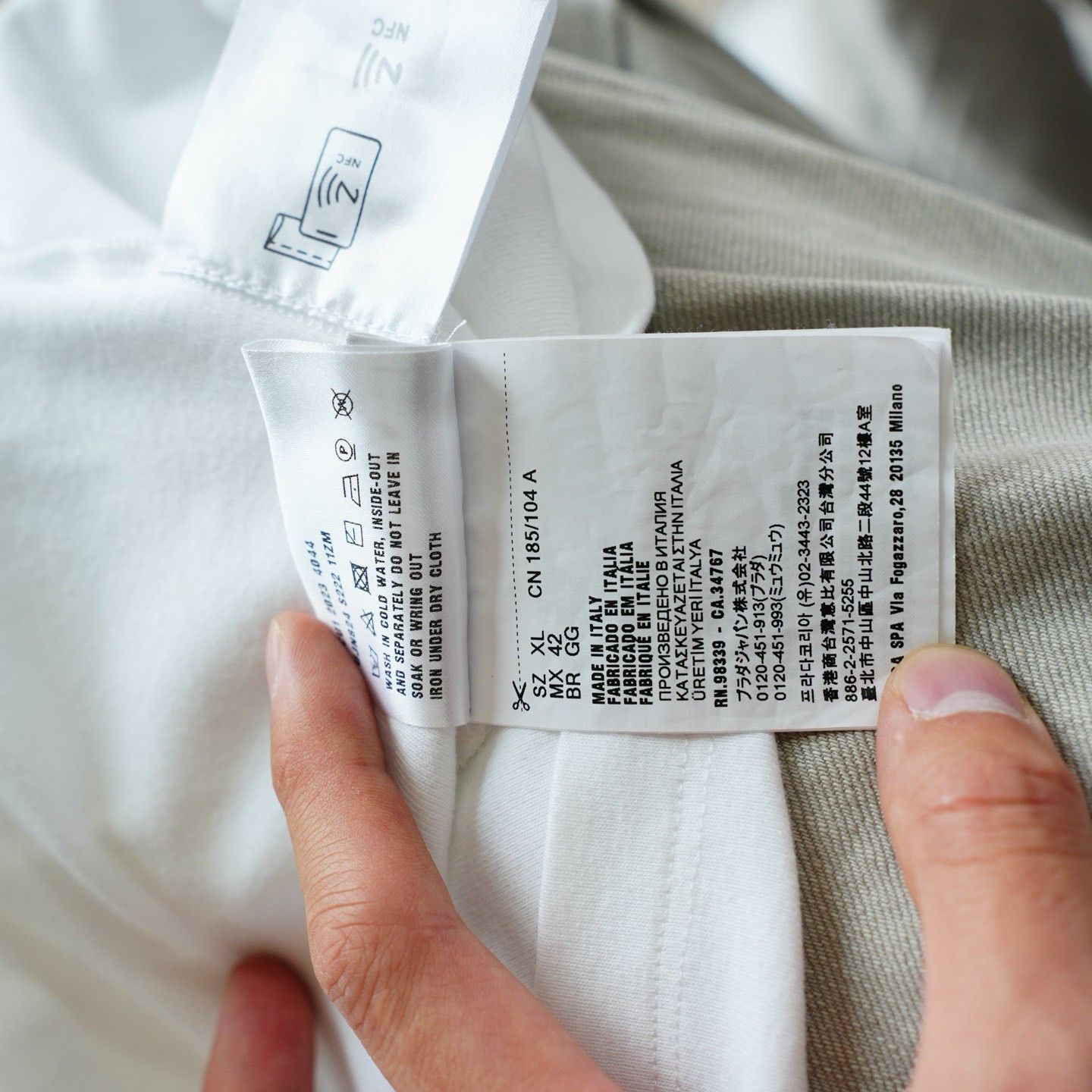 Prada Prada White T-Shirt xl Men Size US XL / EU 56 / 4 - 3 Thumbnail