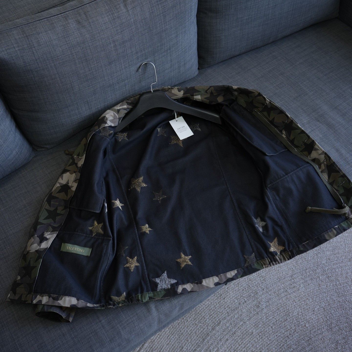 Valentino Valentino Embroidered Graphic Multi Light Jacket s Men Size US S / EU 44-46 / 1 - 4 Thumbnail