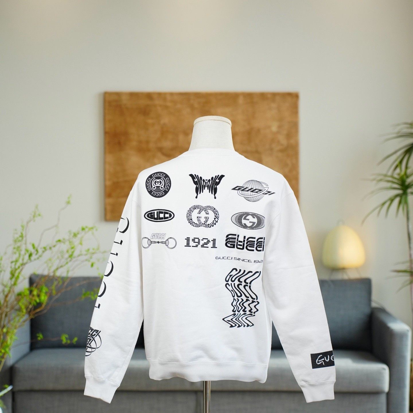 Gucci Gucci Embroidered White Hoodie s Men Size US S / EU 44-46 / 1 - 2 Thumbnail