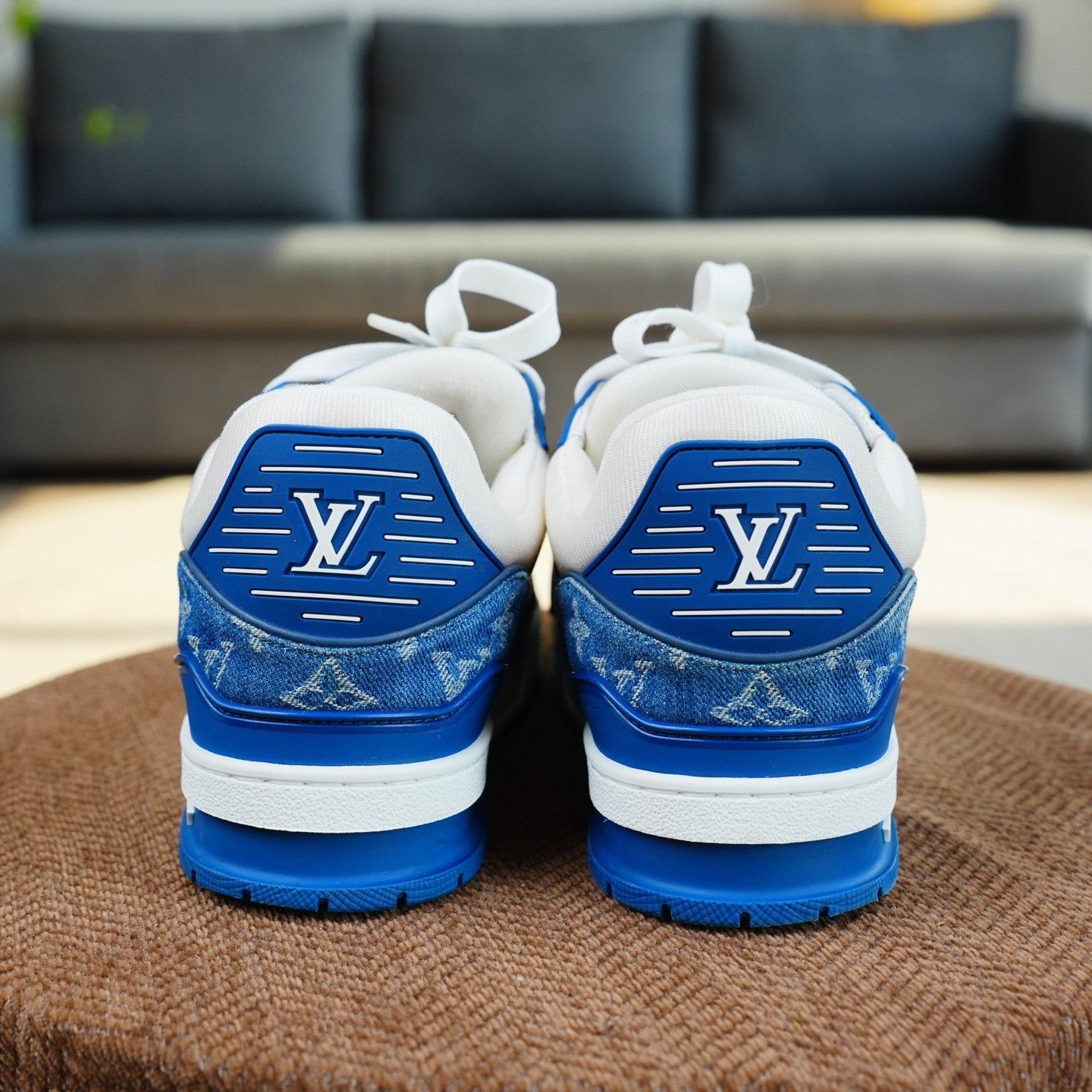 Louis Vuitton Louis Vuitton Training Denim Blue Lowtop Sneakers 8.5 Men Size US 8.5 / EU 41-42 - 7 Thumbnail