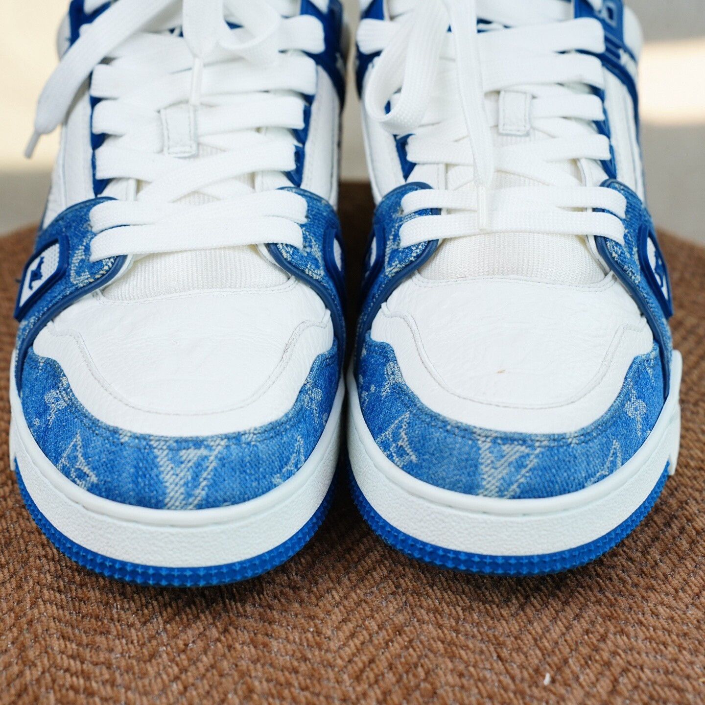 Louis Vuitton Louis Vuitton Training Denim Blue Lowtop Sneakers 8.5 Men Size US 8.5 / EU 41-42 - 5 Thumbnail