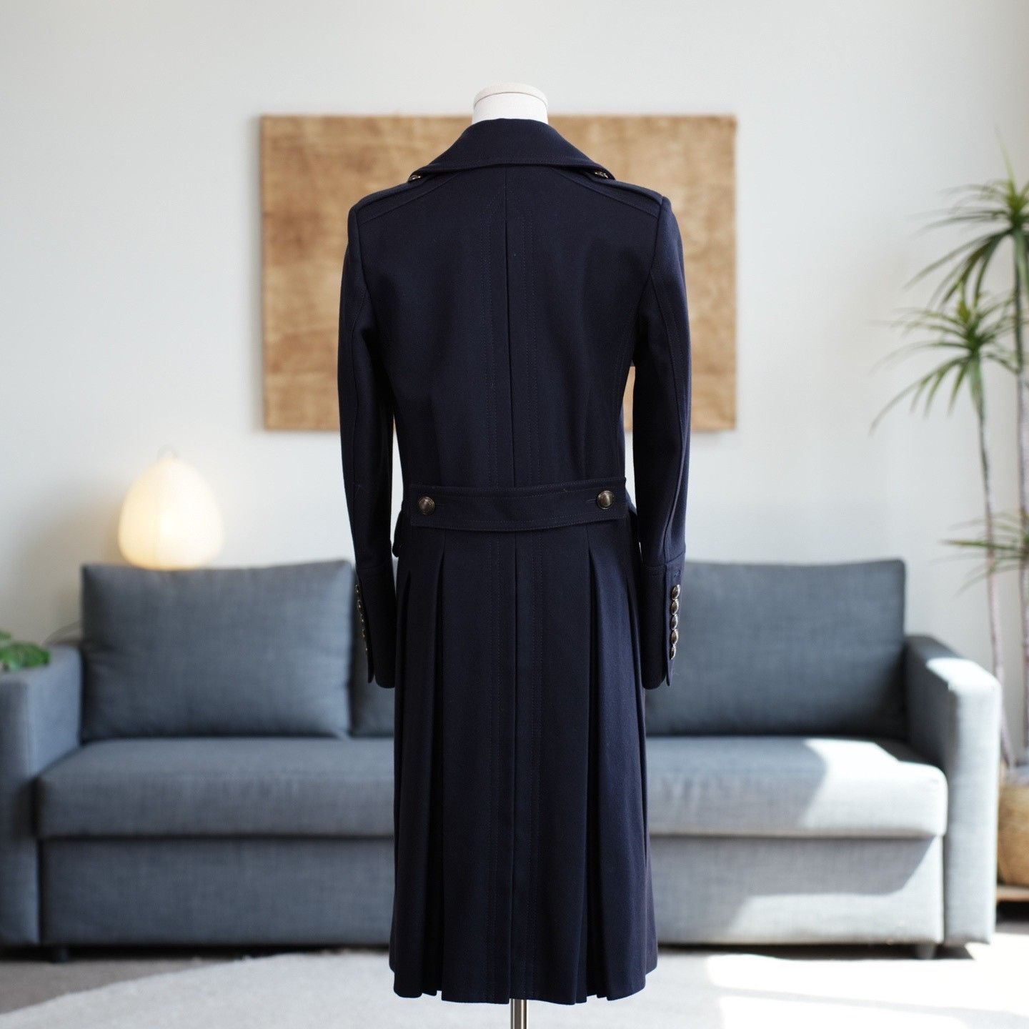 Burberry Burberry Blue Coat us_6 Women Size M / US 6-8 / IT 42-44 - 2 Thumbnail