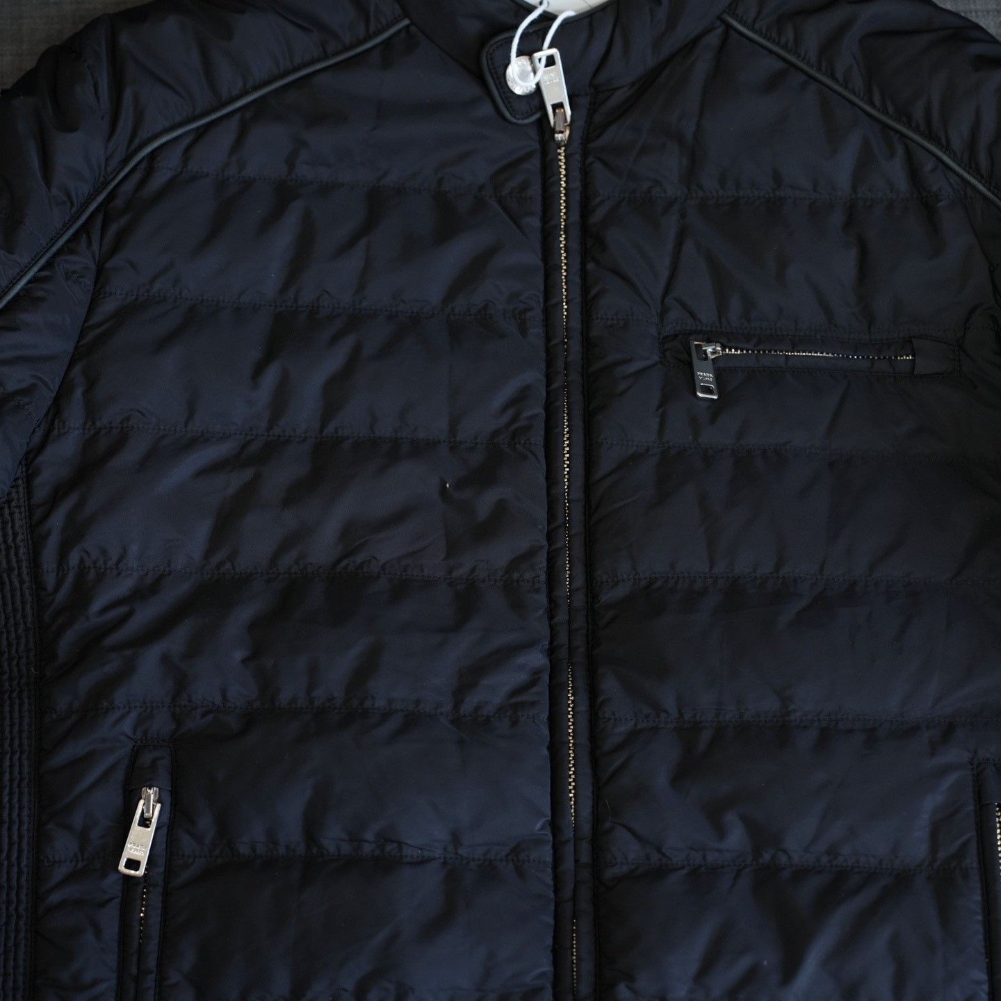 Prada Prada Down Black Heavy Coat m Men Size US M / EU 48-50 / 2 - 7 Thumbnail