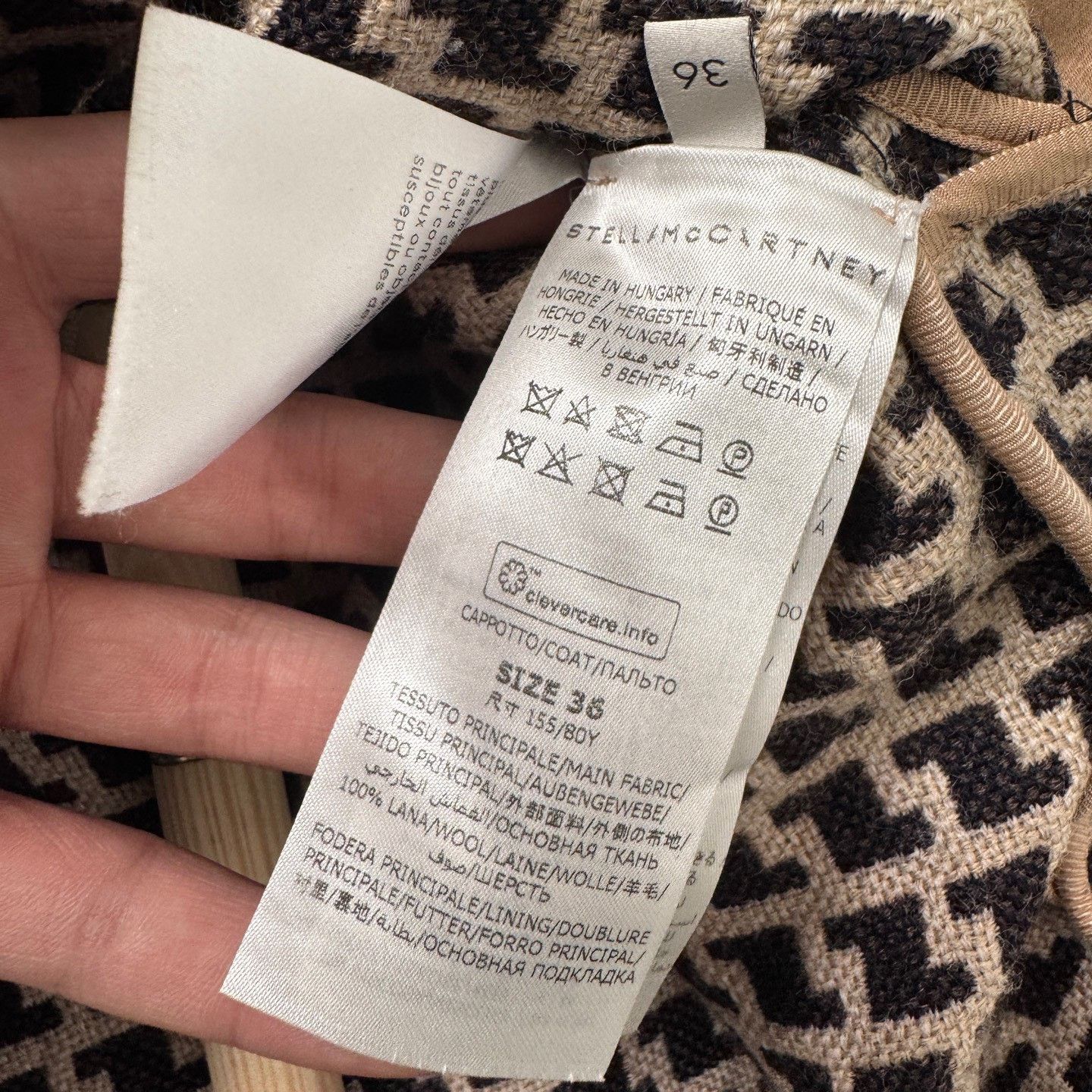 Stella McCartney Stella McCartney Brown Coat it_36 Women Size XS / US 0-2 / IT 36-38 - 5 Thumbnail