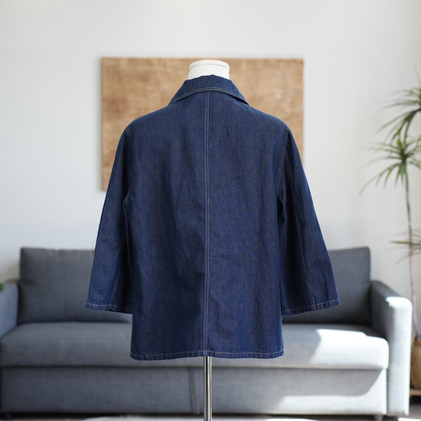 Gucci Gucci Washed Oversized Blue Light Jacket m Men Size US M / EU 48-50 / 2 - 2 Thumbnail