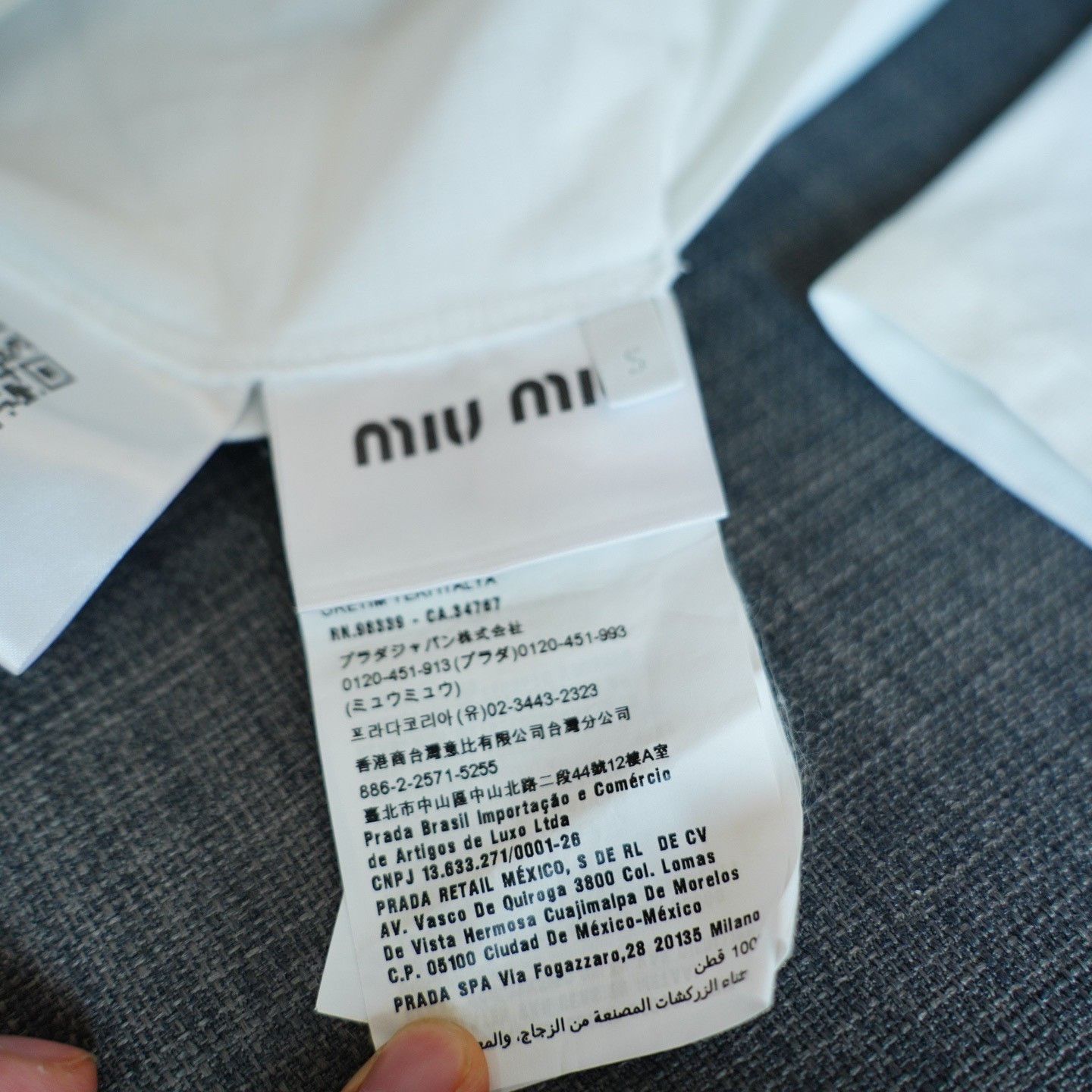 Miu Miu Miu Miu White Earrings OS Women Size ONE SIZE - 3 Thumbnail