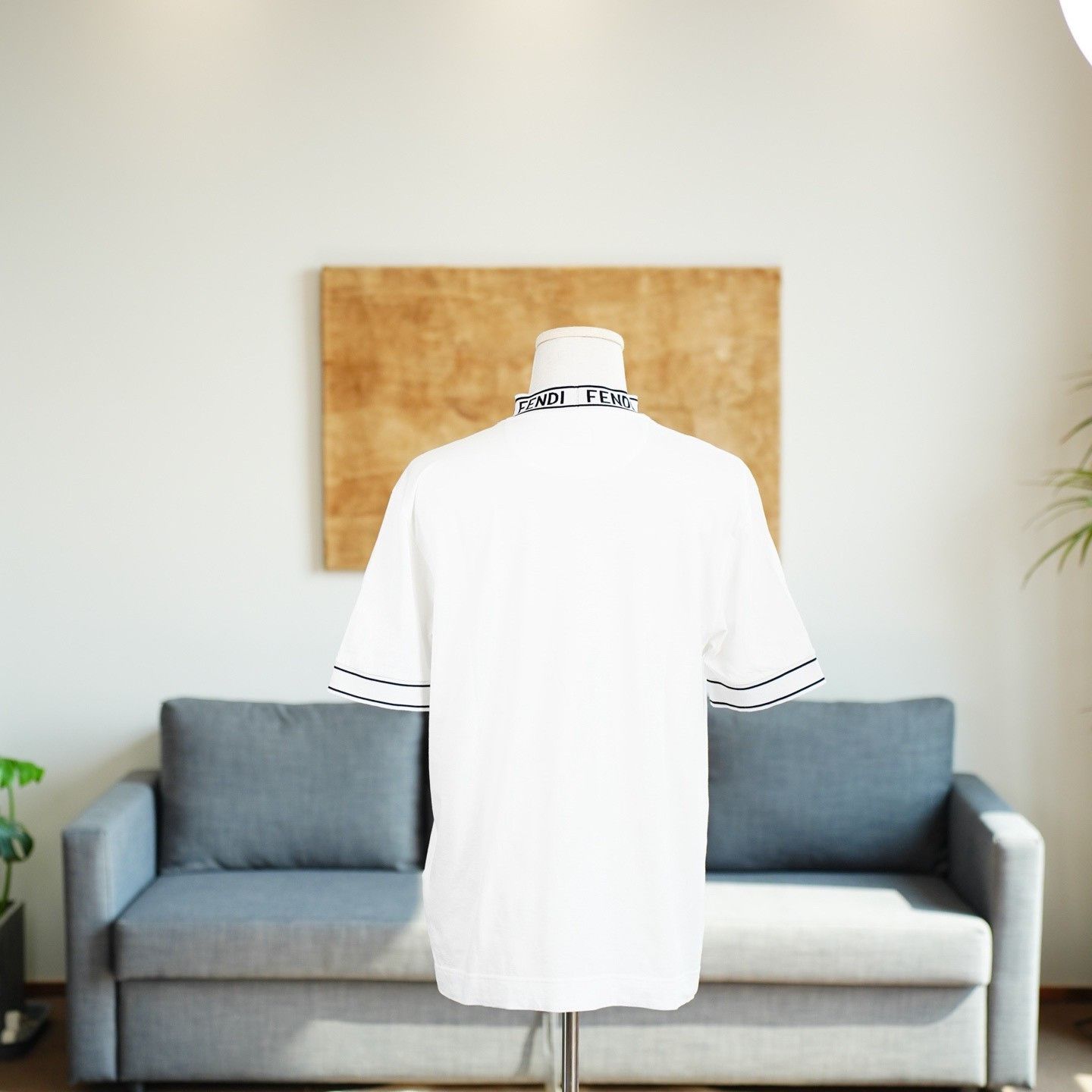 Fendi Fendi Knit White T-Shirt l Men Size US L / EU 52-54 / 3 - 2 Thumbnail