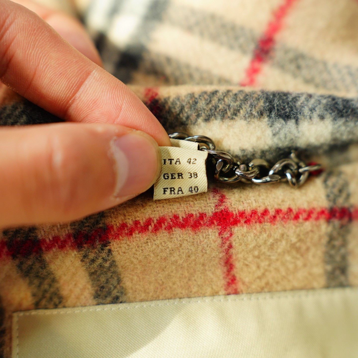 Burberry Burberry Wool Red Coat us_10 Women Size L / US 10 / IT 46 - 4 Thumbnail