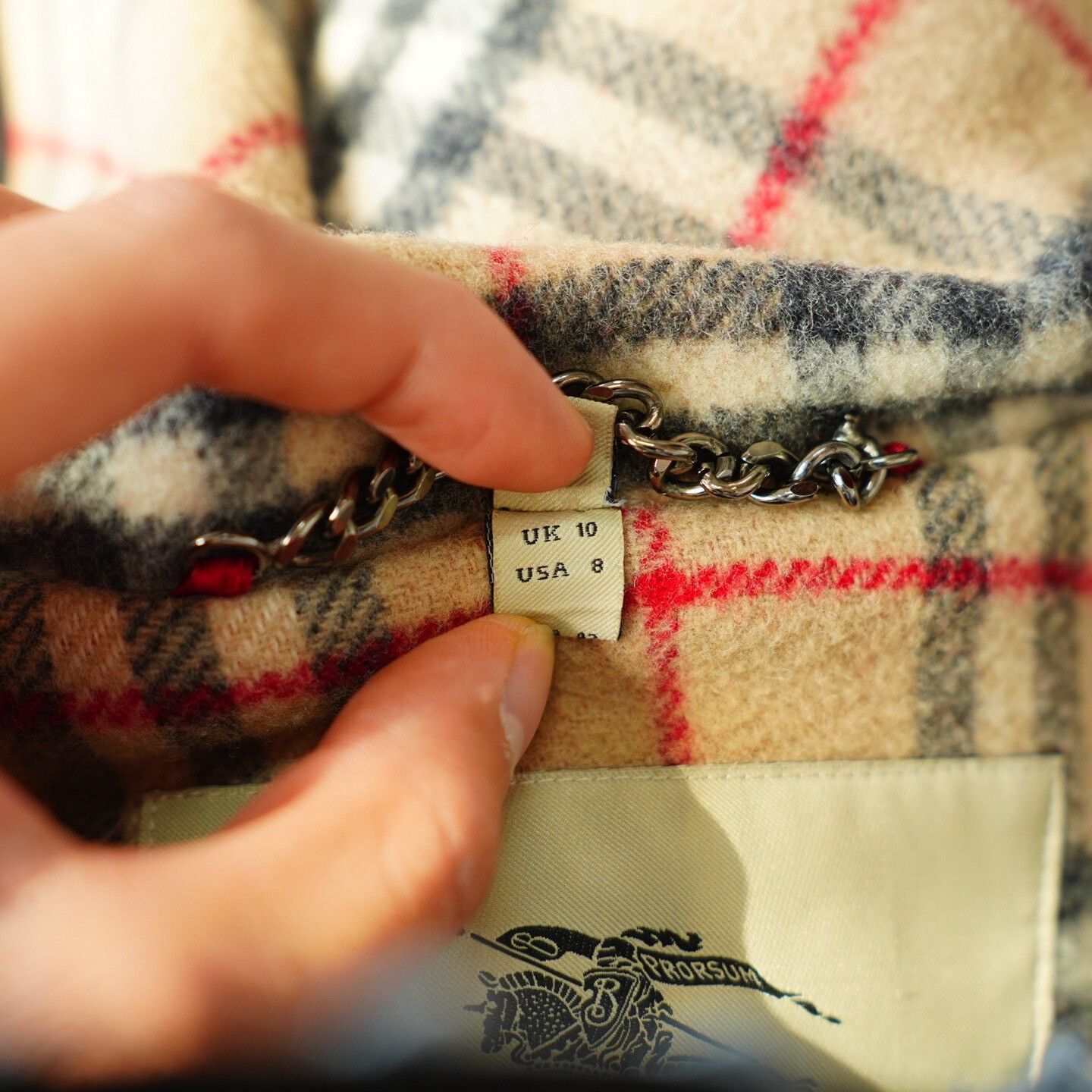 Burberry Burberry Wool Red Coat us_10 Women Size L / US 10 / IT 46 - 3 Thumbnail