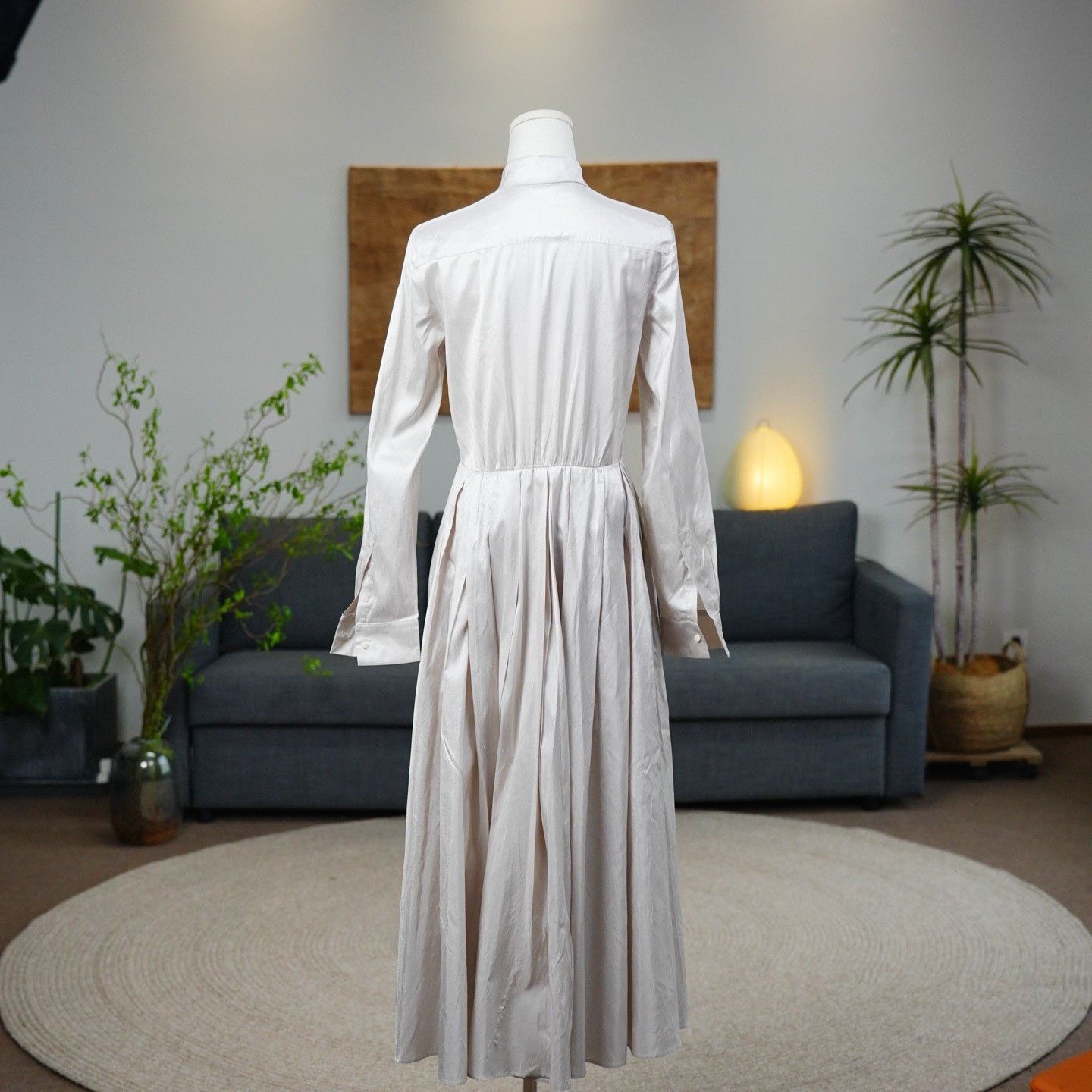 Max Mara Max Mara Silk White Dress it_42 Women Size M / US 6-8 / IT 42-44 - 2 Thumbnail
