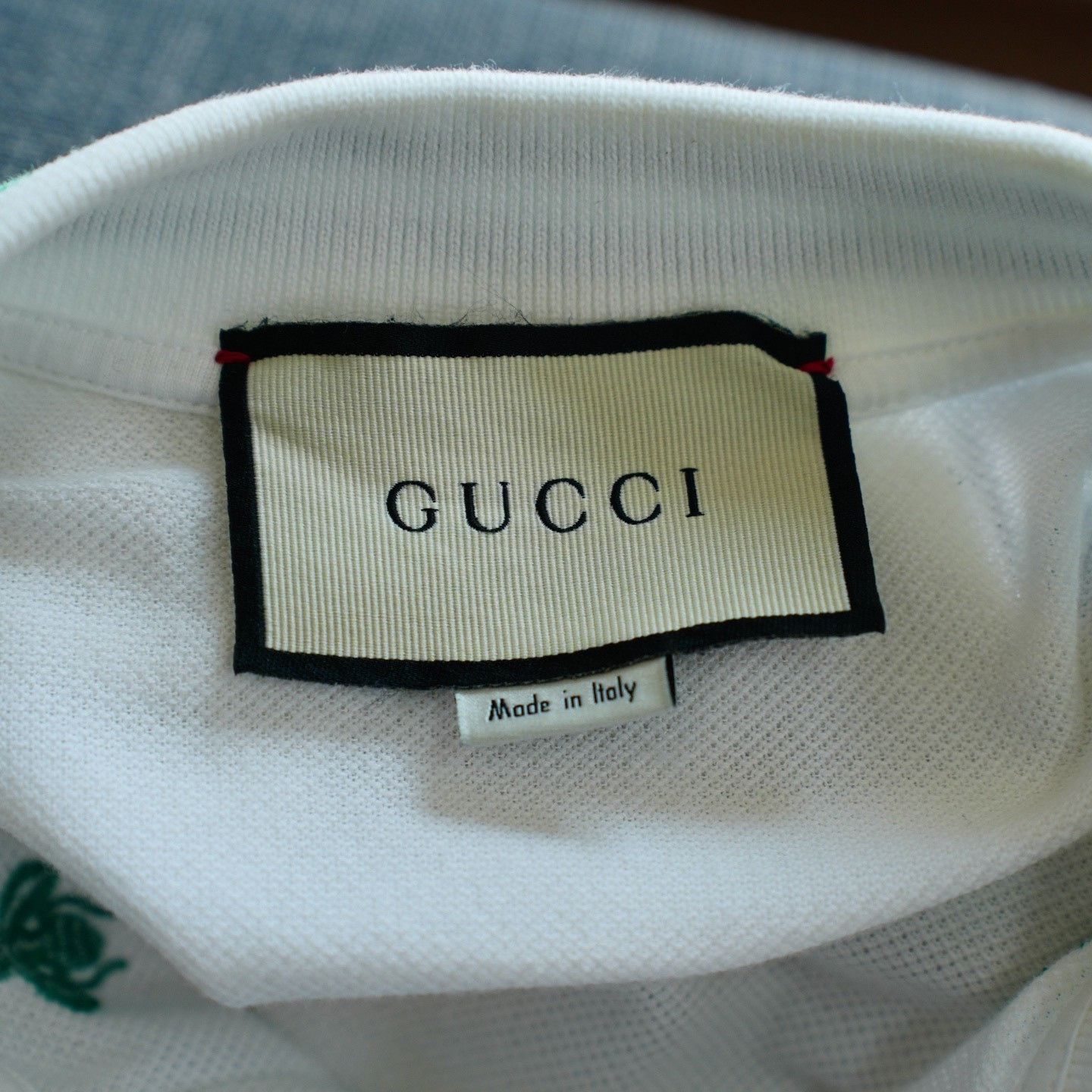 Gucci Gucci Embroidered White Polo l Men Size US L / EU 52-54 / 3 - 3 Thumbnail