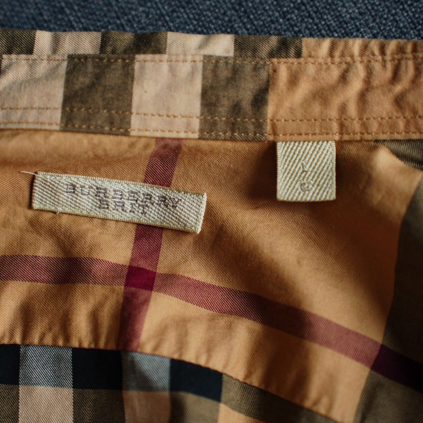 Burberry Burberry Plaid Brown Shirt l Men Size US L / EU 52-54 / 3 - 4 Thumbnail