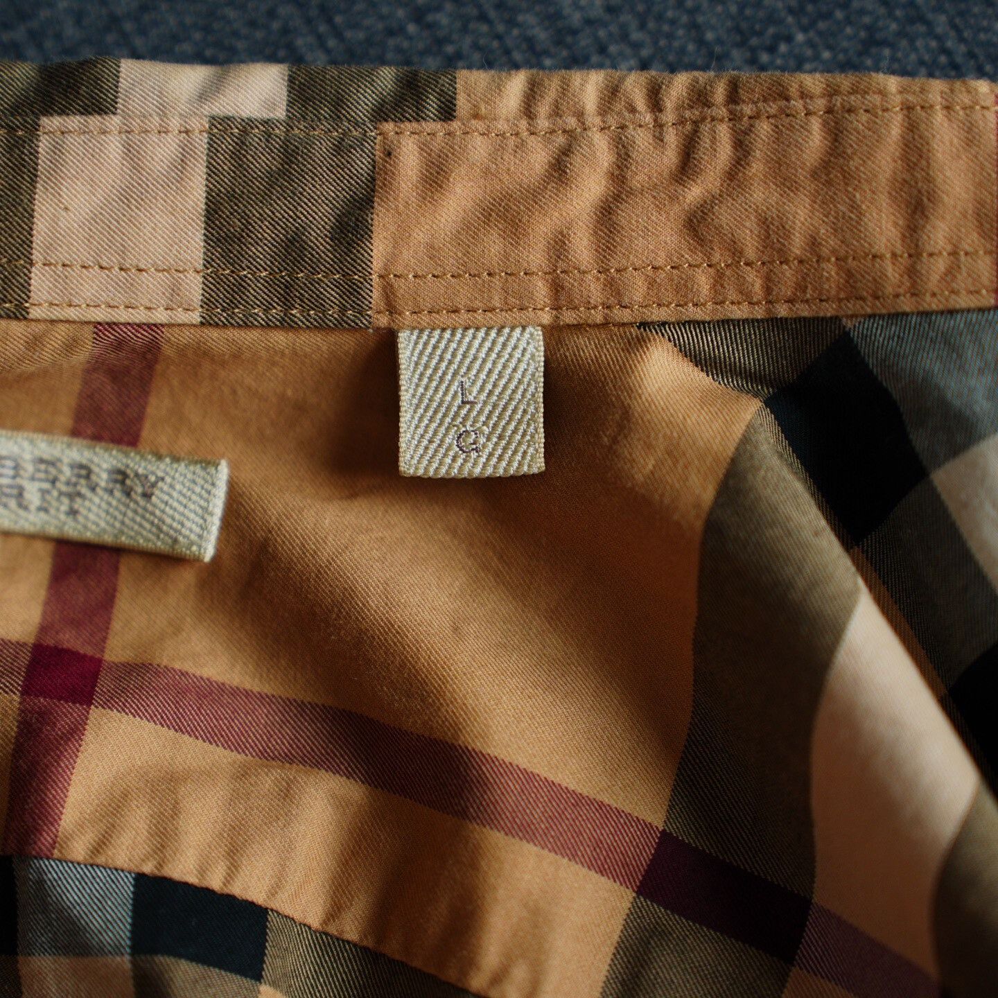 Burberry Burberry Plaid Brown Shirt l Men Size US L / EU 52-54 / 3 - 3 Thumbnail