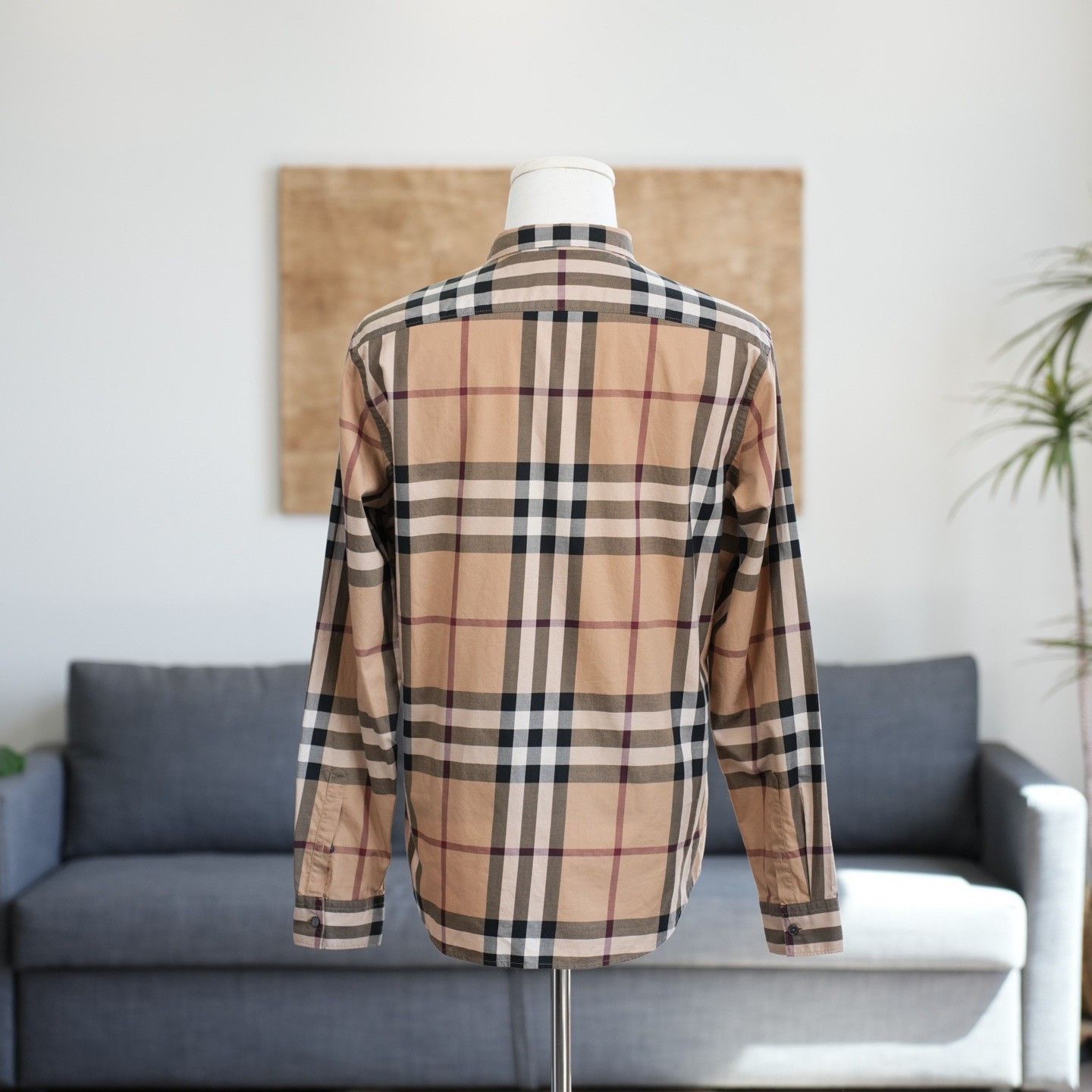 Burberry Burberry Plaid Brown Shirt l Men Size US L / EU 52-54 / 3 - 2 Thumbnail