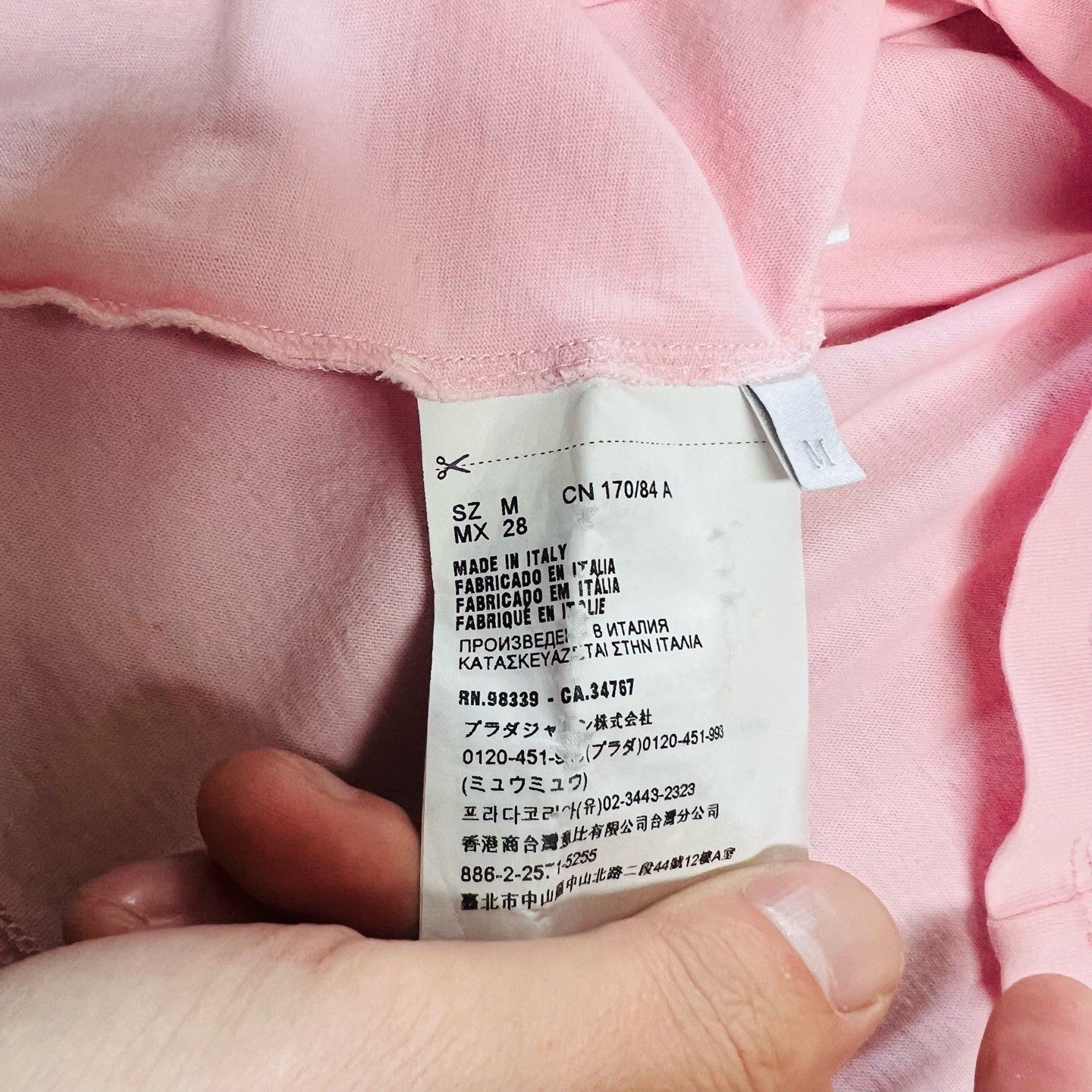 Miu Miu Miu Miu Embroidered Printed Pink T-Shirt M Women Size M / US 6-8 / IT 42-44 - 6 Thumbnail