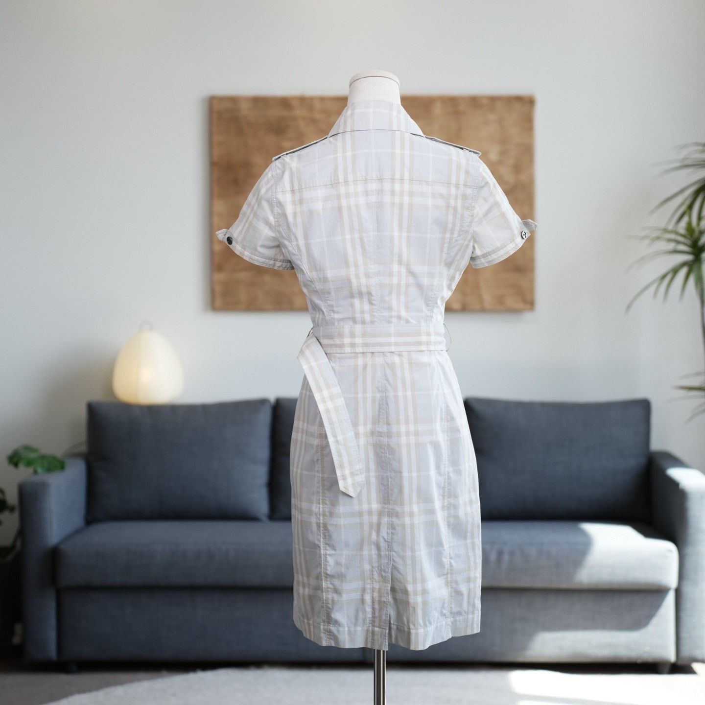 Burberry Burberry Plaid Dress us_10 Women Size L / US 10 / IT 46 - 2 Thumbnail