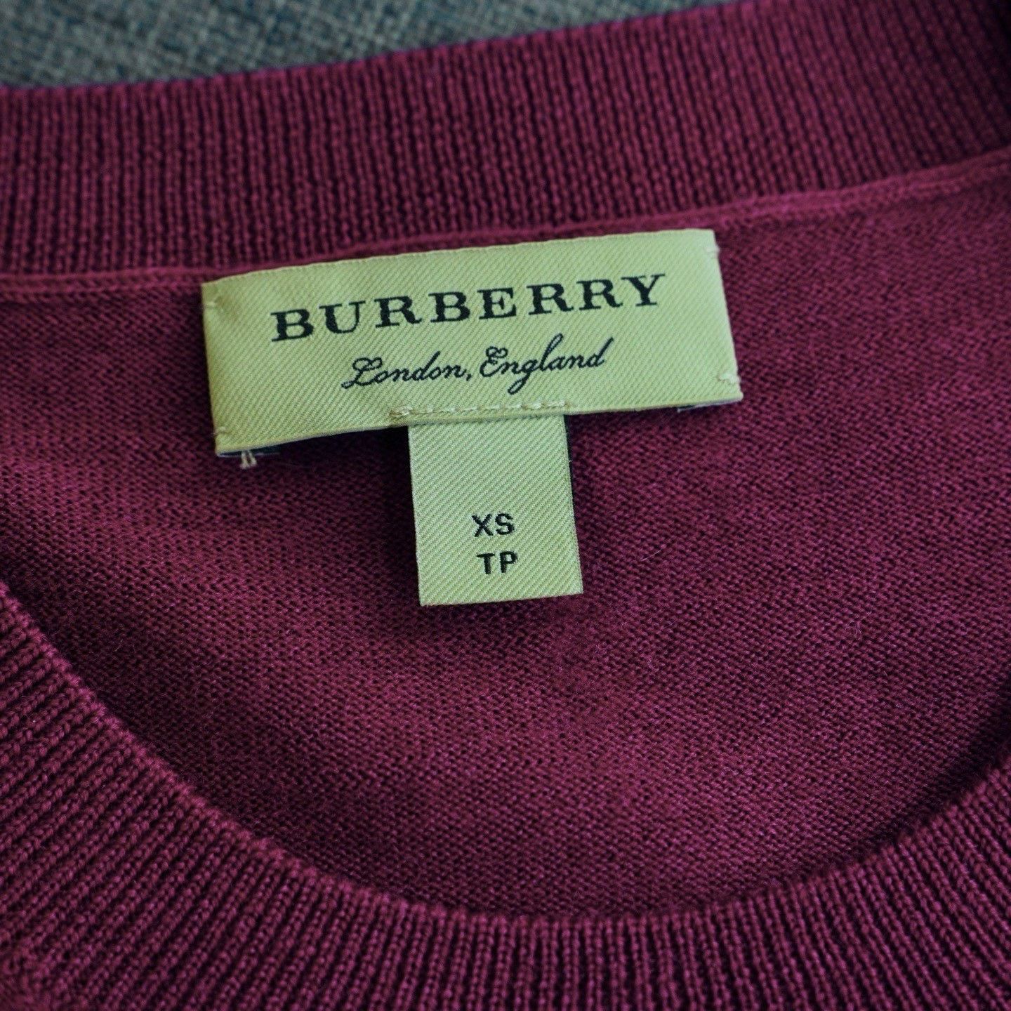 Burberry Burberry Knit Red Sweater XS Women Size XS / US 0-2 / IT 36-38 - 4 Thumbnail