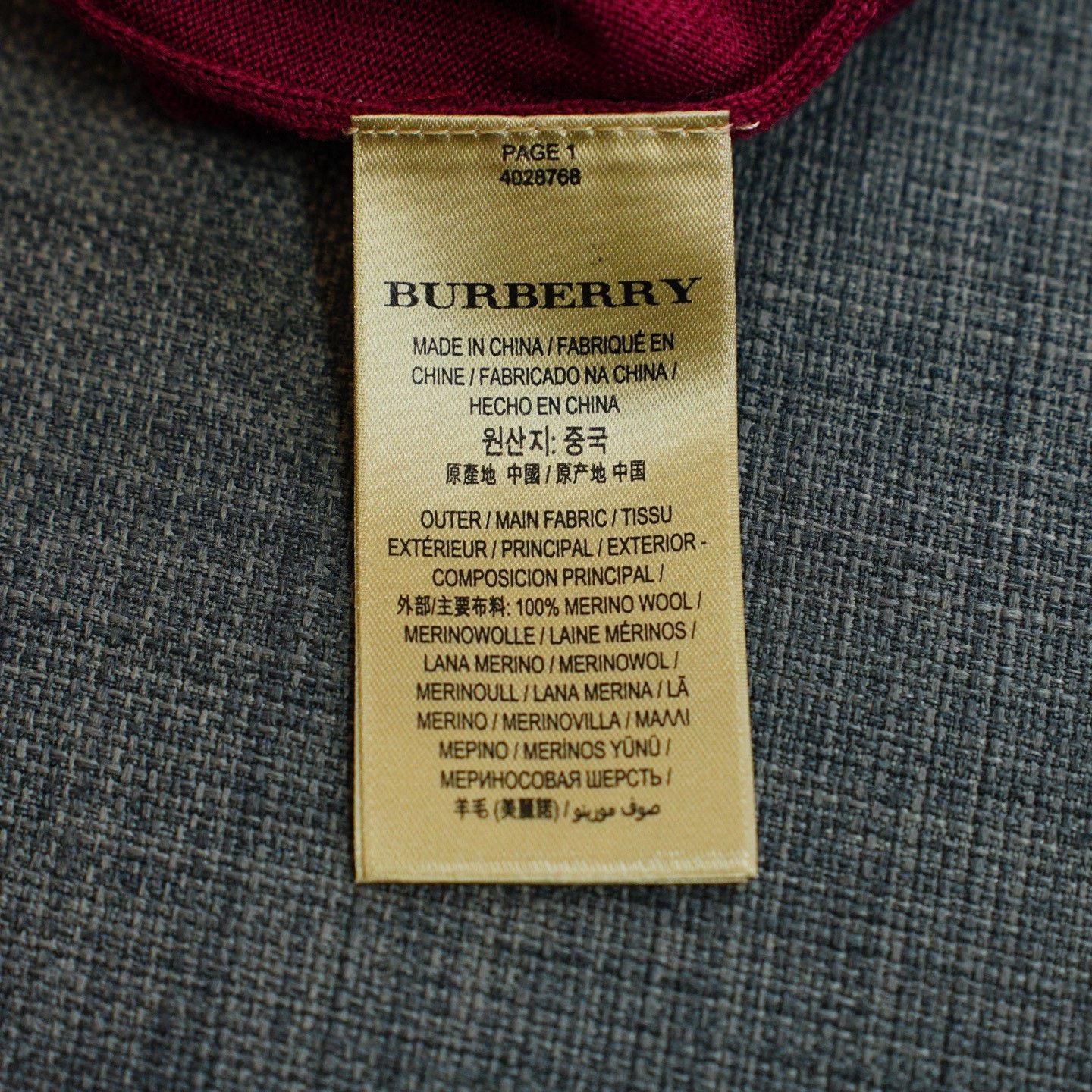 Burberry Burberry Knit Red Sweater XS Women Size XS / US 0-2 / IT 36-38 - 3 Thumbnail