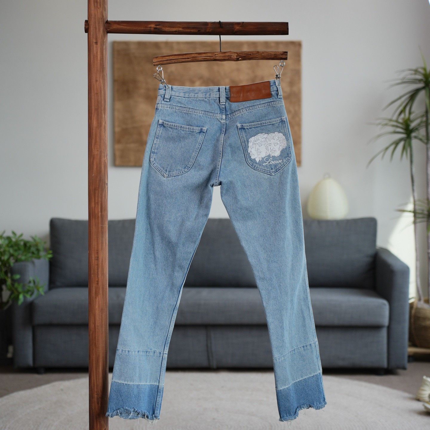 Loewe Loewe Retro Denim Blue Jeans 36 Women Size 36" / US 14 / IT 50 - 2 Thumbnail