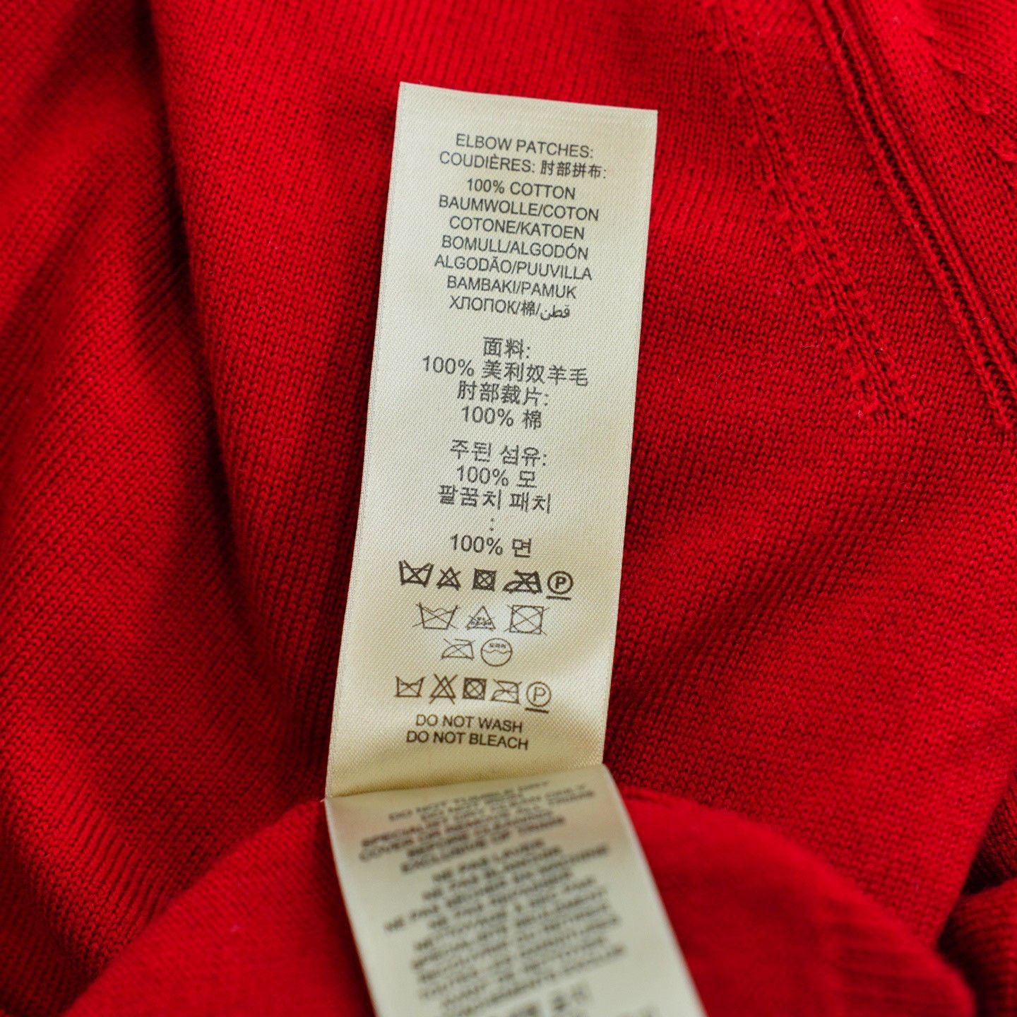 Burberry Burberry Knit Wool Red Sweater xl Men Size US XL / EU 56 / 4 - 4 Thumbnail