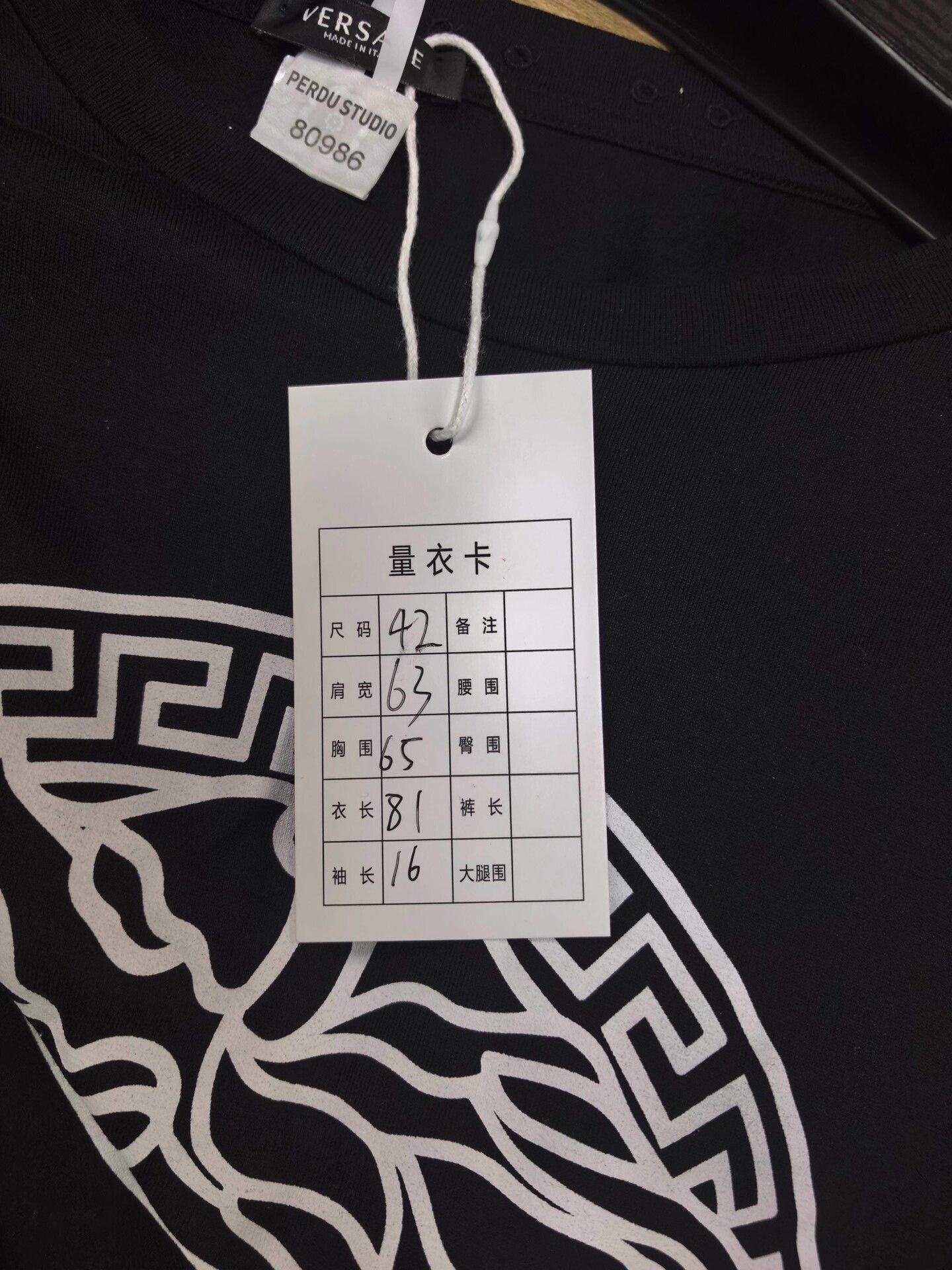 Versace Versace Black T-Shirt it_42 Women Size M / US 6-8 / IT 42-44 - 8 Thumbnail