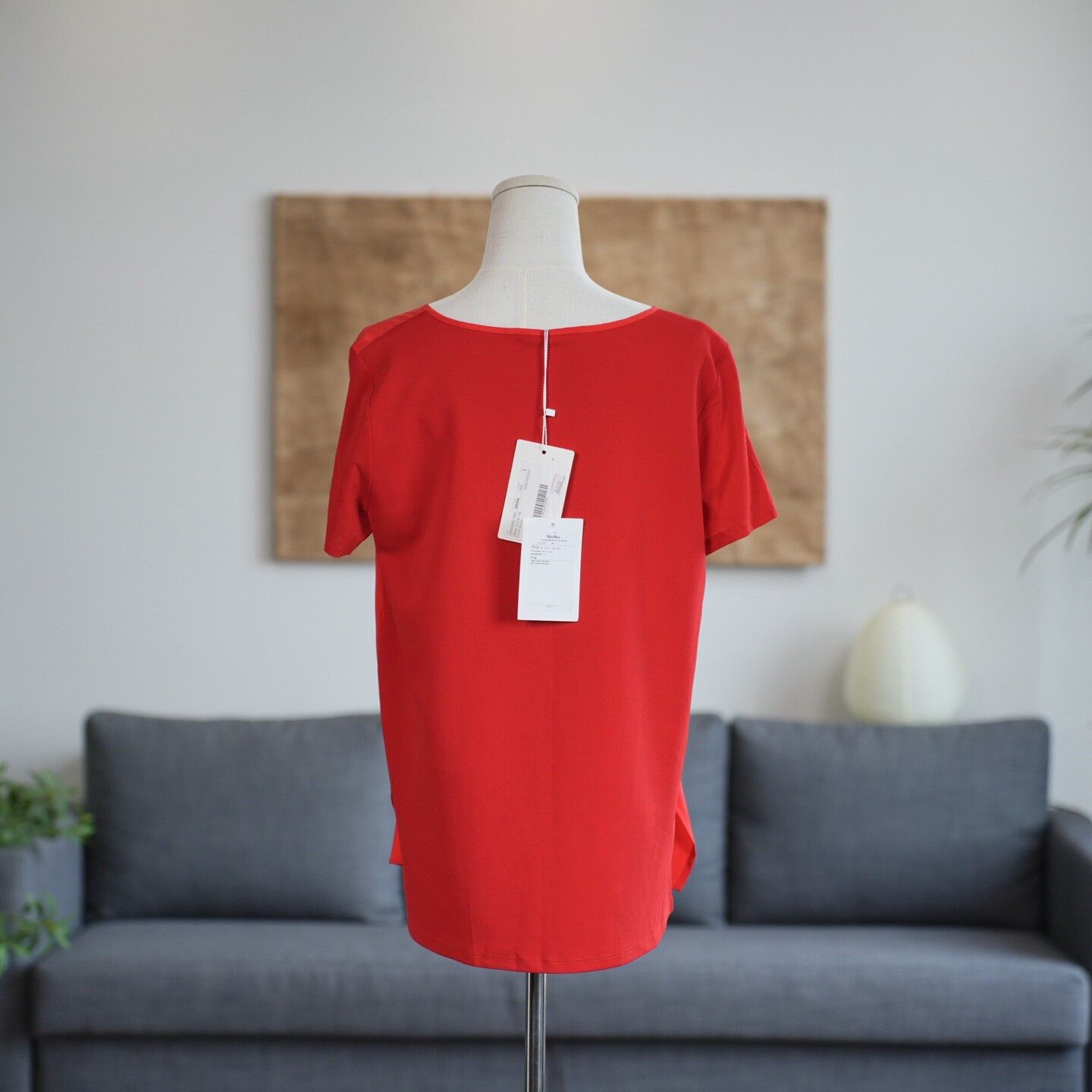 Max Mara Max Mara Red Button Up L Women Size L / US 10 / IT 46 - 2 Thumbnail