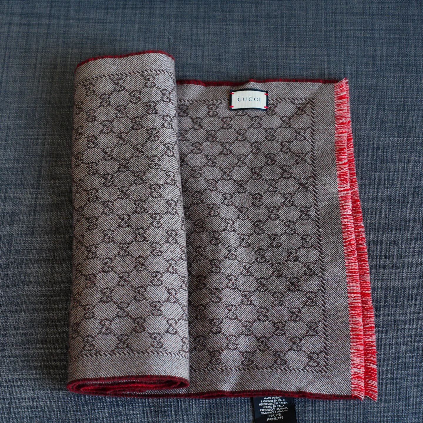 Gucci Gucci Wool Scarf one size Men Size ONE SIZE - 2 Thumbnail