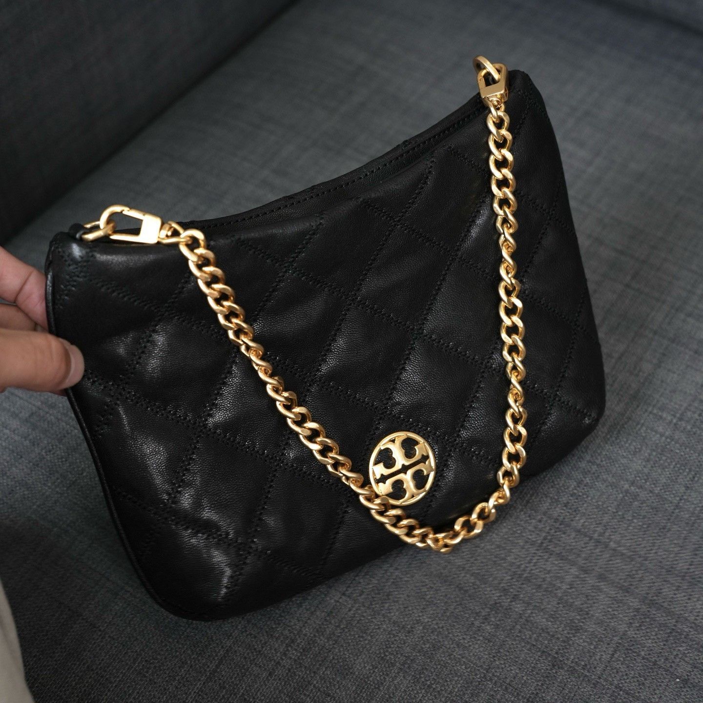 Tory Burch Tory Burch Black Shoulder Bag OS Women Size ONE SIZE - 2 Thumbnail