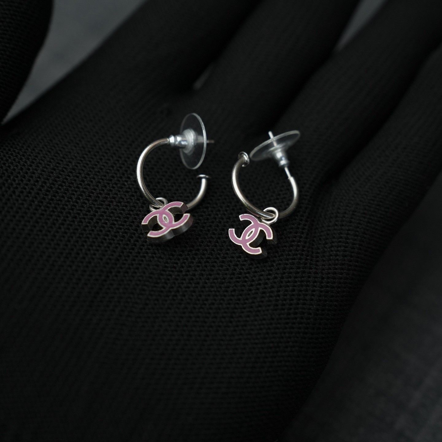 Chanel Chanel Silver Earrings OS Women Size ONE SIZE - 2 Thumbnail