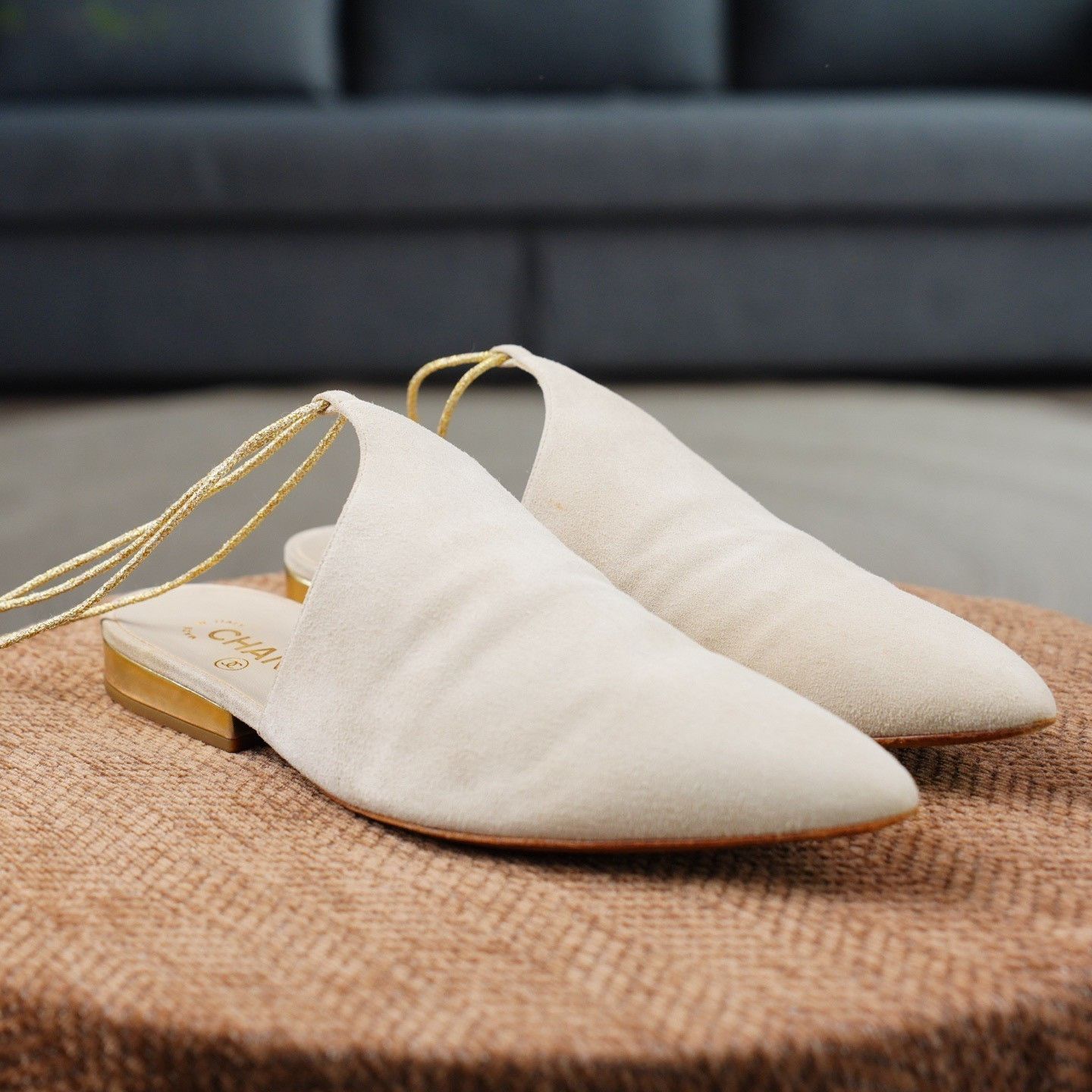 Chanel Chanel Suede Sandals us_10-5 Women Size US 10.5 / IT 40.5 - 3 Thumbnail