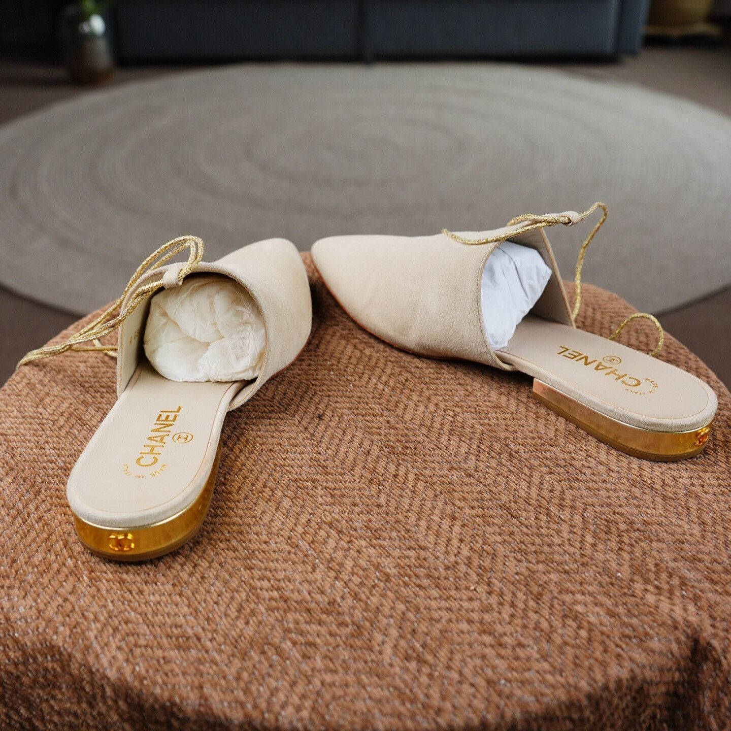 Chanel Chanel Suede Sandals us_10-5 Women Size US 10.5 / IT 40.5 - 5 Thumbnail