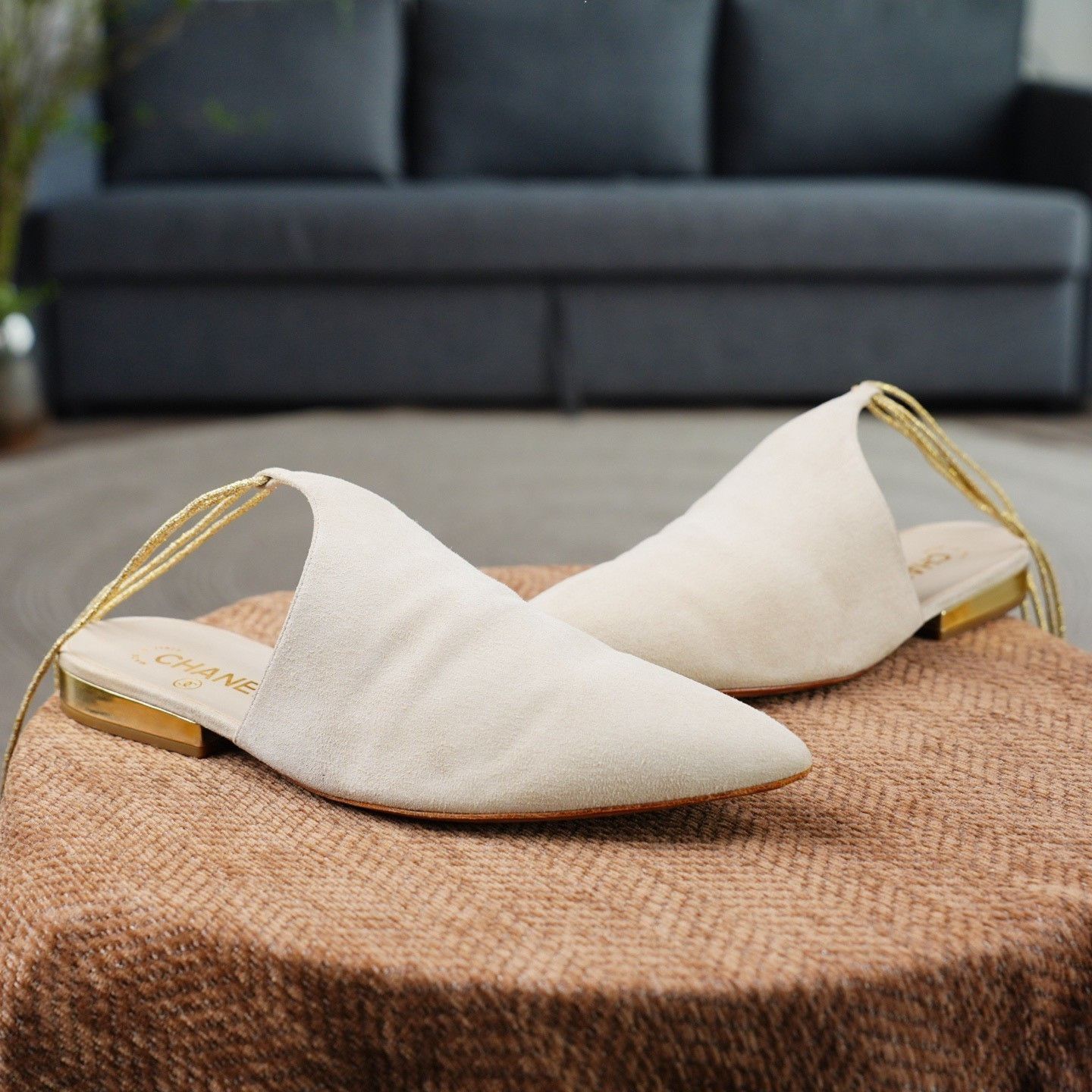 Chanel Chanel Suede Sandals us_10-5 Women Size US 10.5 / IT 40.5 - 7 Thumbnail