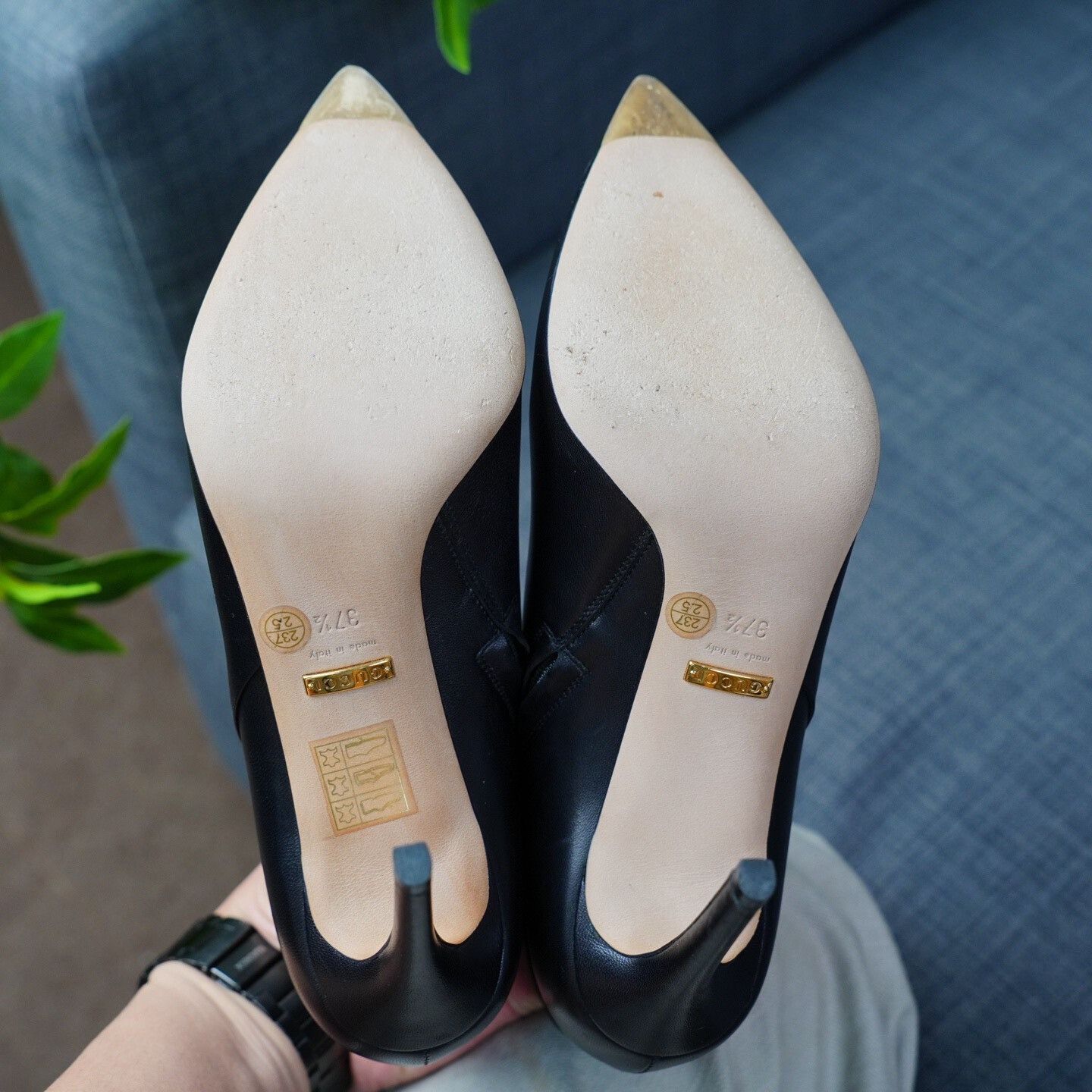 Gucci Gucci Leather Black Boots us_7-5 Women Size US 7.5 / IT 37.5 - 9 Thumbnail