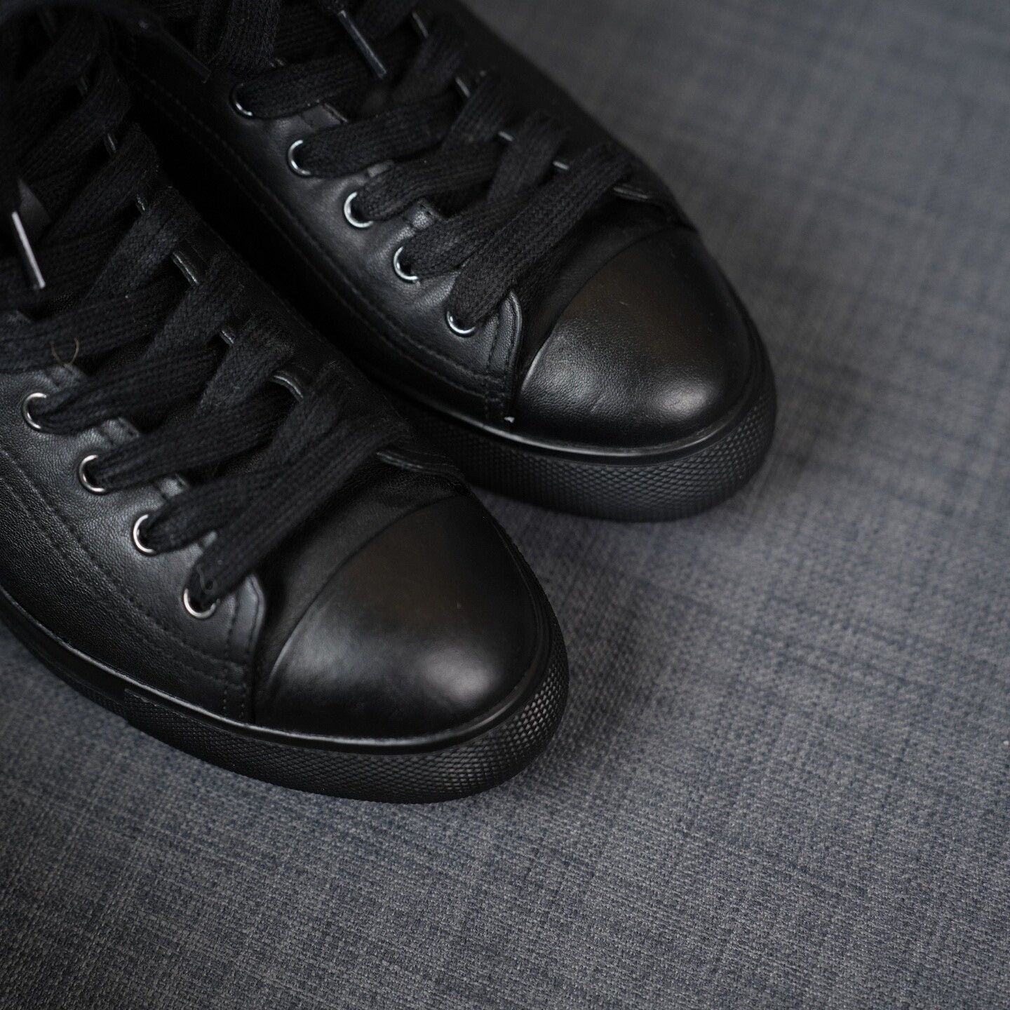 Prada Prada Black Hitop Sneakers us_6 Women Size US 6 / IT 36 - 7 Thumbnail