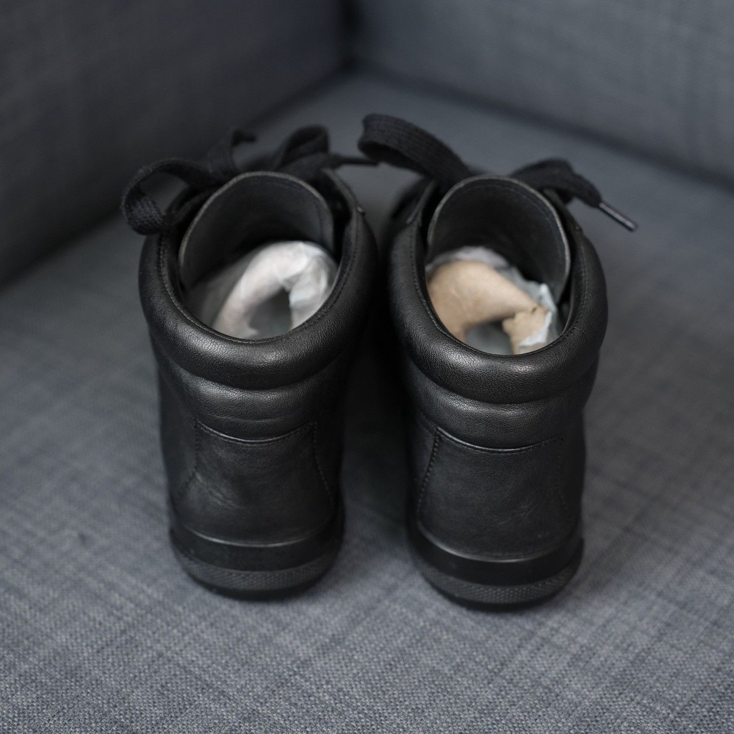 Prada Prada Black Hitop Sneakers us_6 Women Size US 6 / IT 36 - 6 Thumbnail