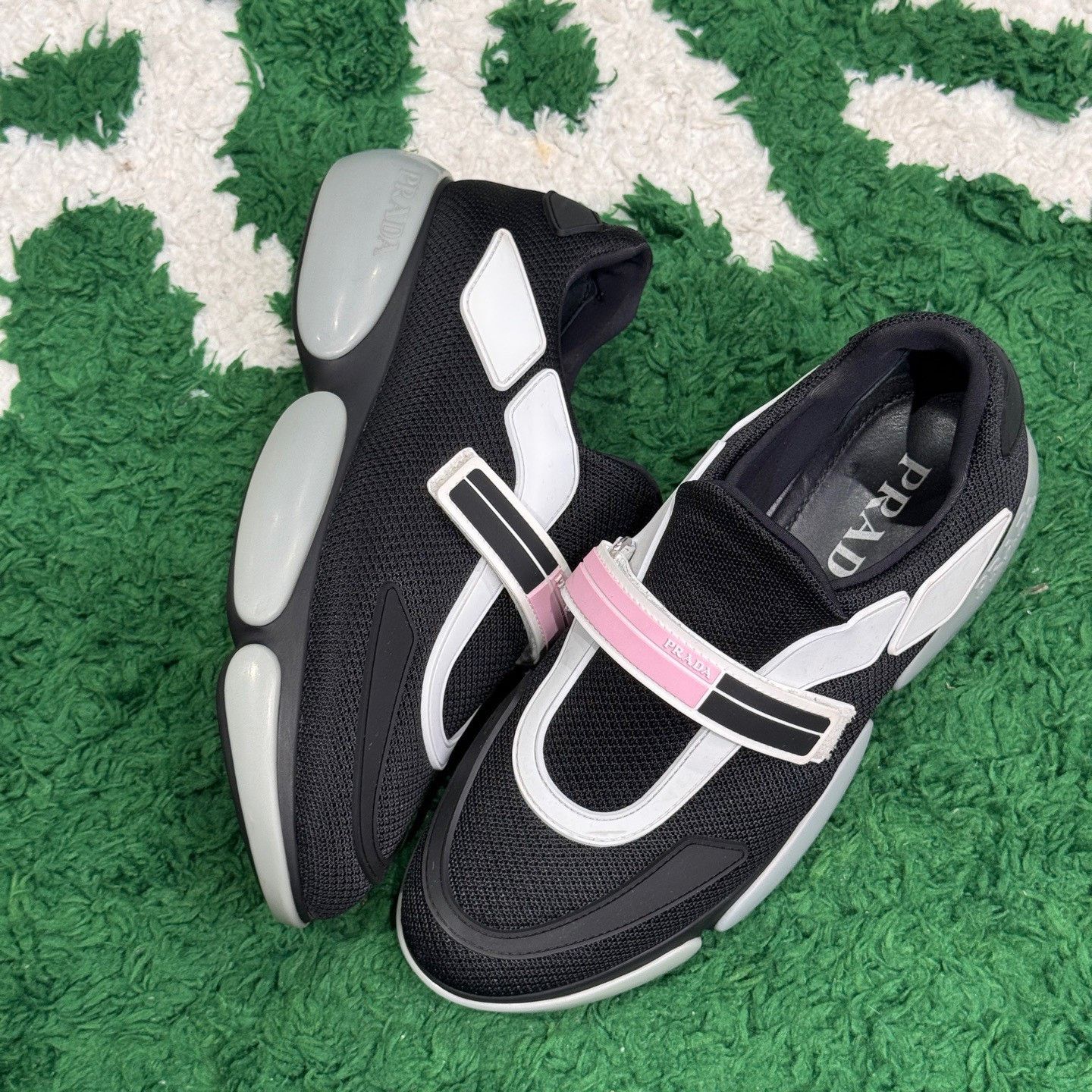 Prada Prada Casual Pink Lowtop Sneakers us_6-5 Women Size US 6.5 / IT 36.5 - 3 Thumbnail