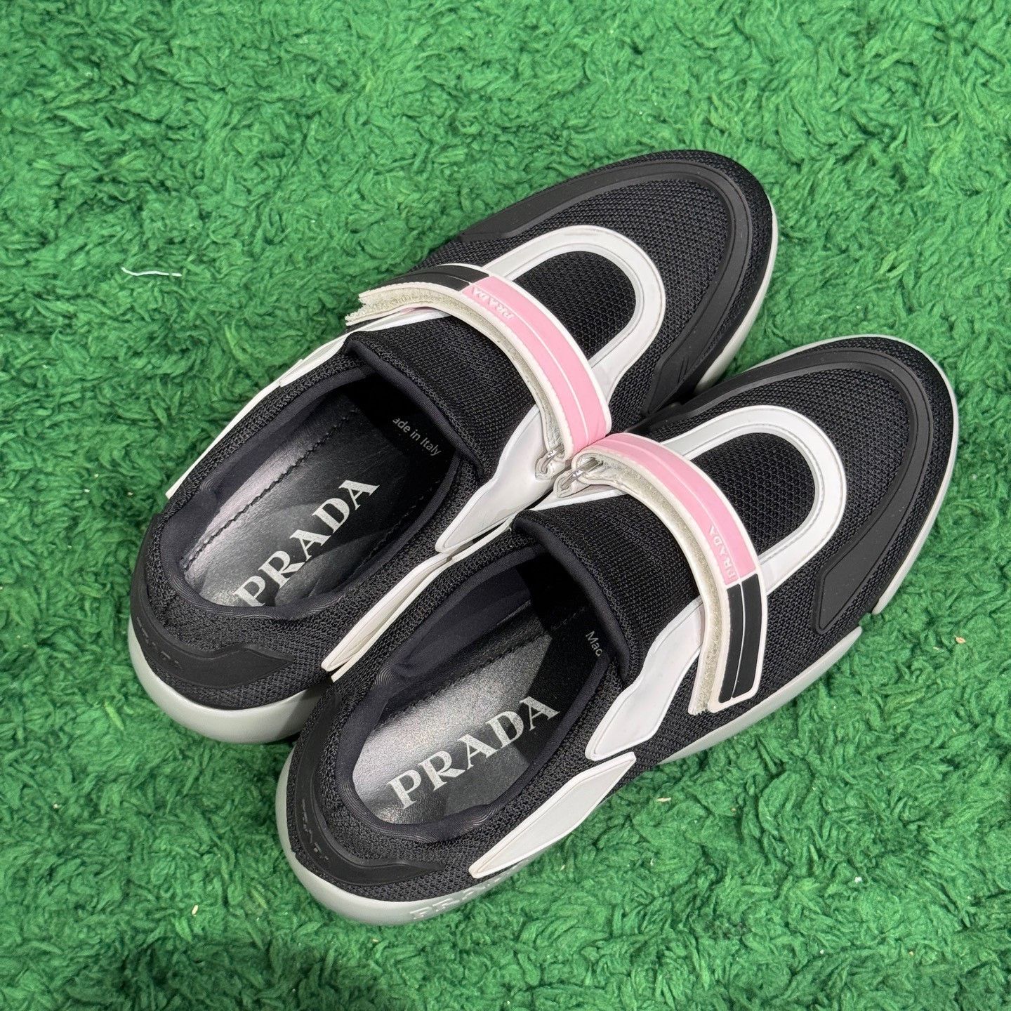 Prada Prada Casual Pink Lowtop Sneakers us_6-5 Women Size US 6.5 / IT 36.5 - 7 Thumbnail
