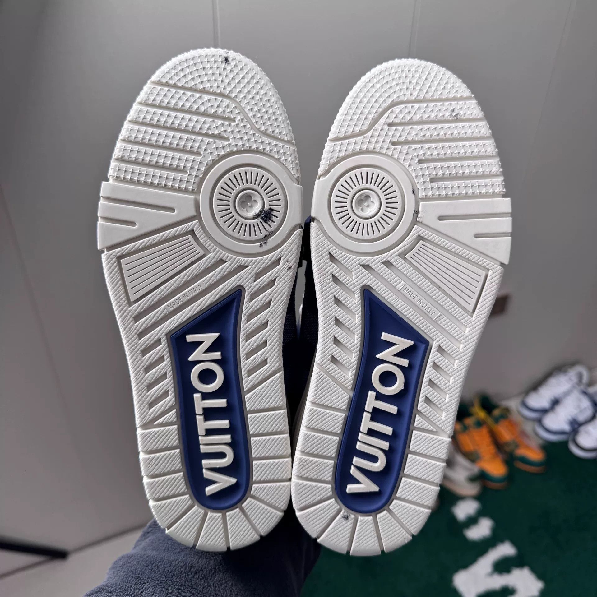 Louis Vuitton Louis Vuitton Training Blue Lowtop Sneakers us_6-5 Women Size US 6.5 / IT 36.5 - 8 Thumbnail