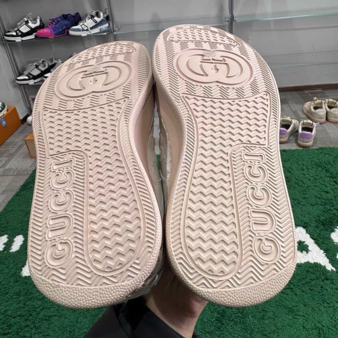 Gucci Gucci Pink Lowtop Sneakers us_6-5 Women Size US 6.5 / IT 36.5 - 8 Thumbnail