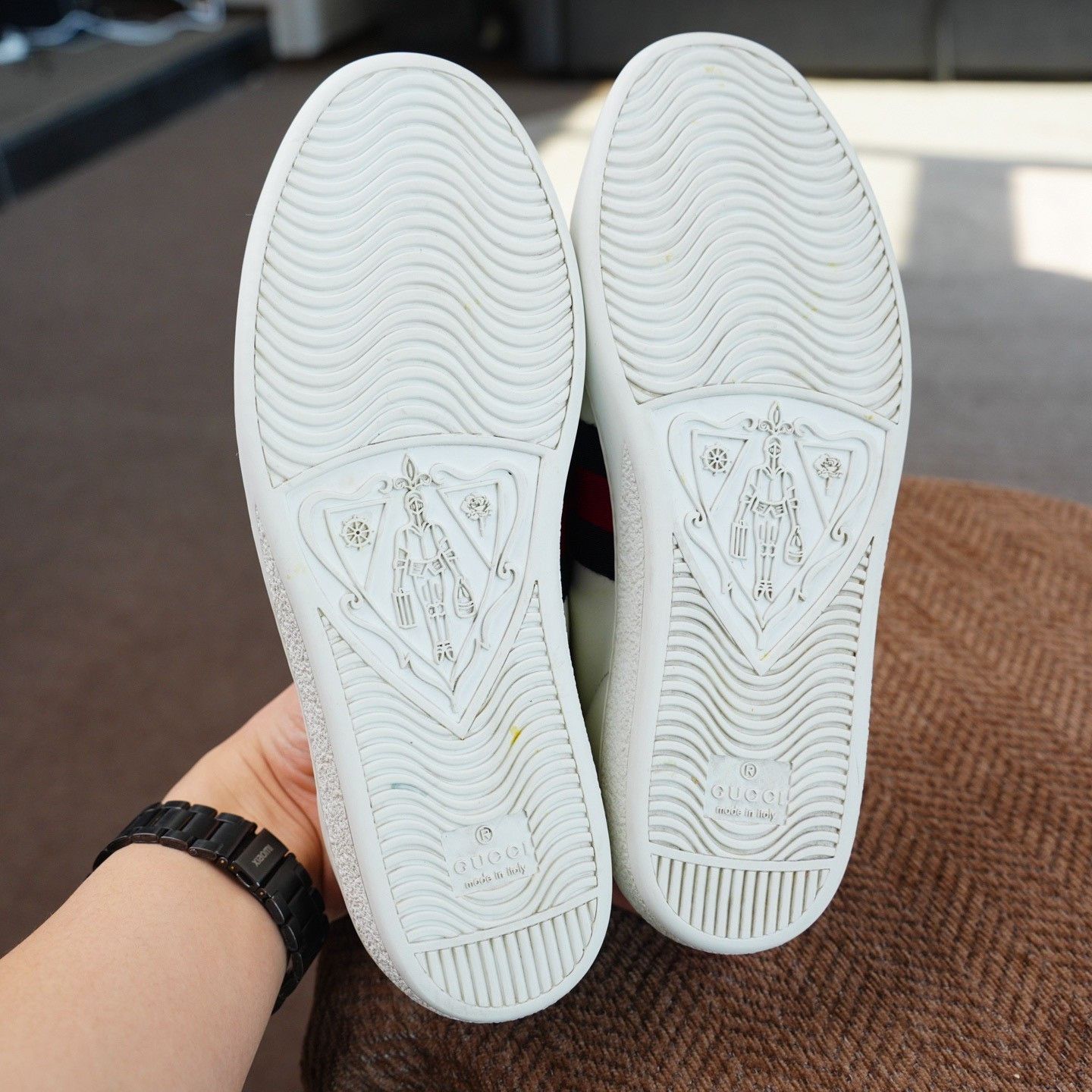 Gucci Gucci White Lowtop Sneakers us_6-5 Women Size US 6.5 / IT 36.5 - 7 Thumbnail
